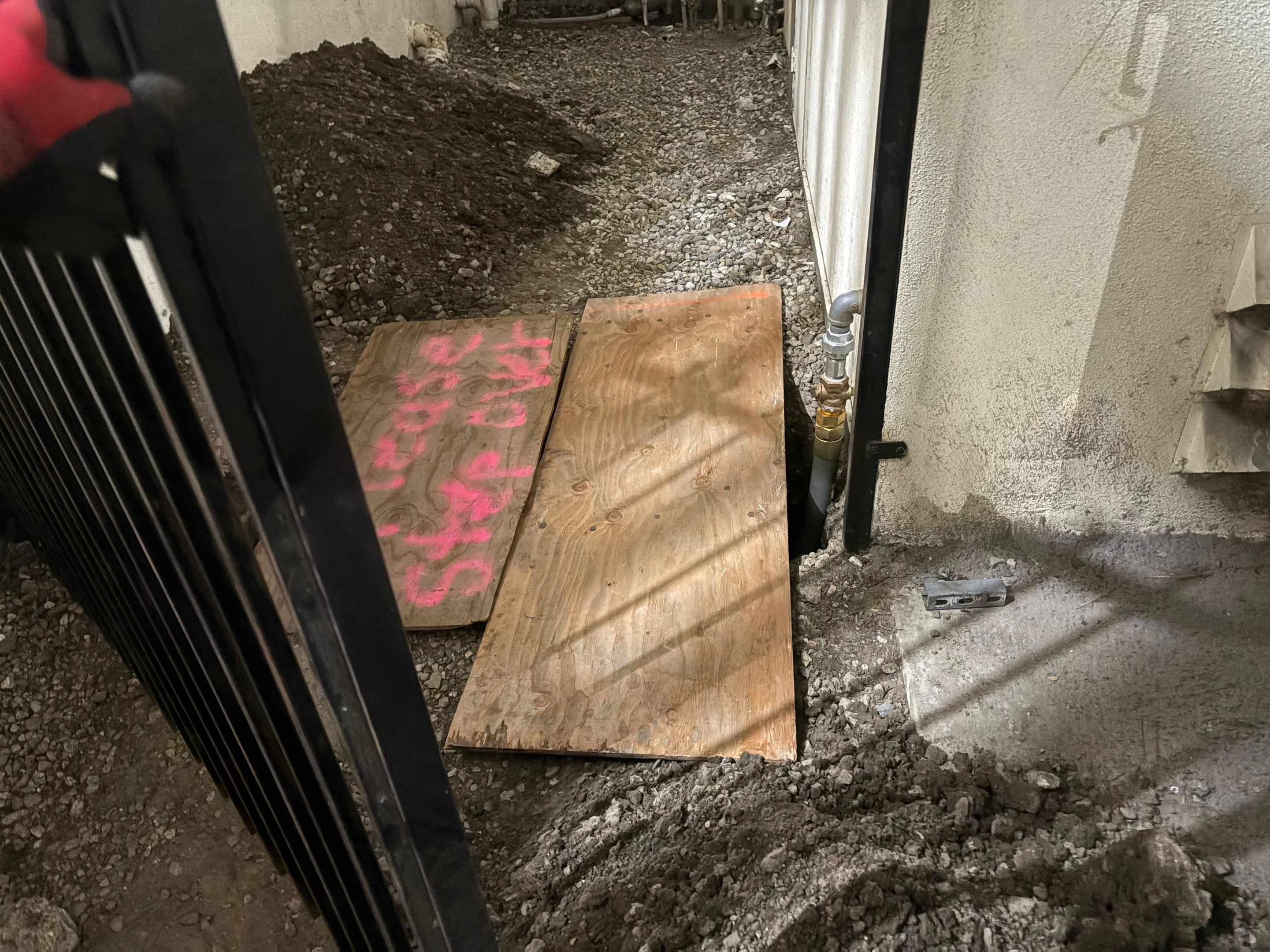 Bad Gas Line installation Leak by Professional Plumbing Inc