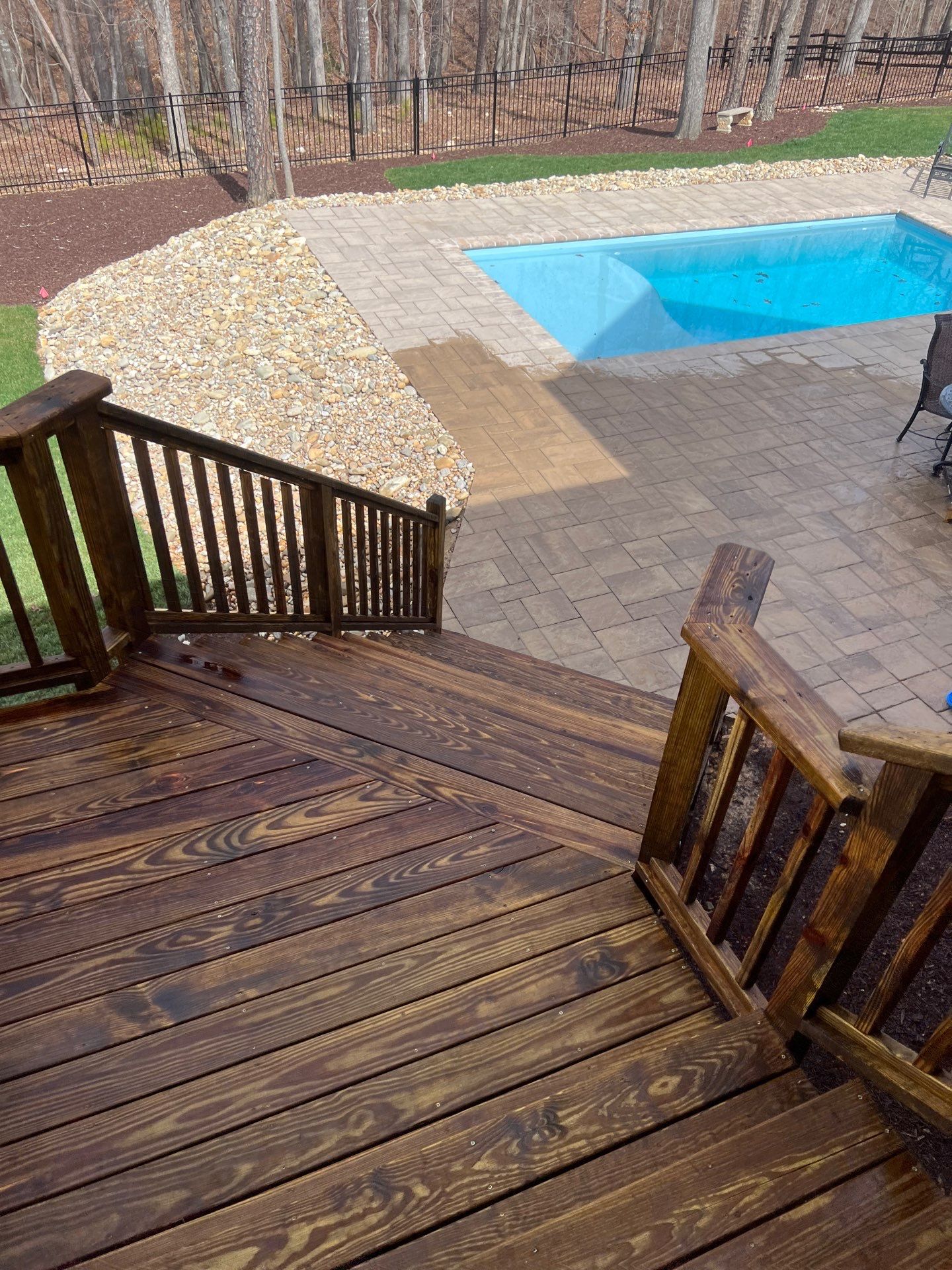 Coated Deck using Wood Sealant by DuraSeal