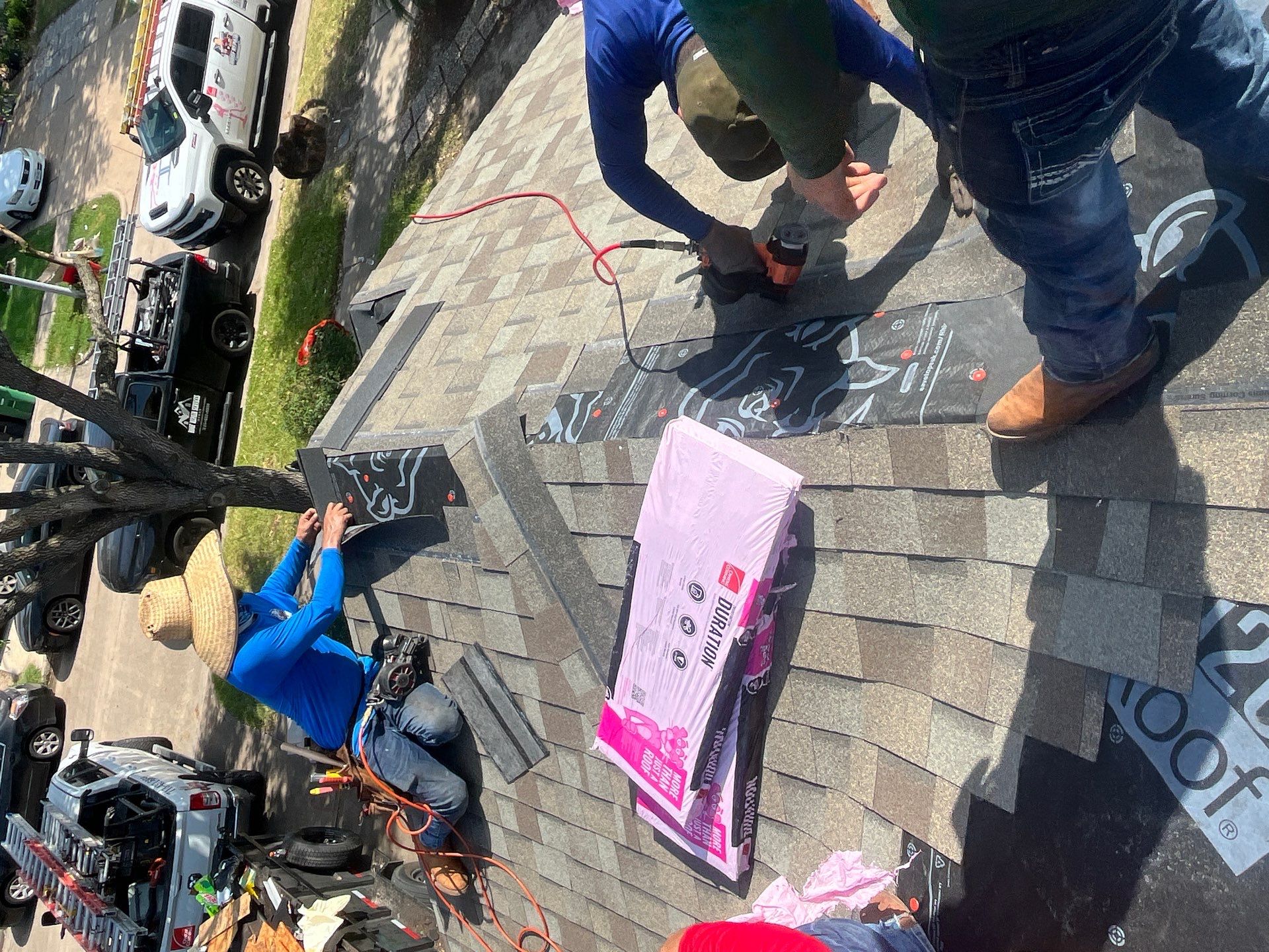 Residential Roofing Repair using Owen's Corning Duration (Lifetime) Shingles by Roof Repair Company