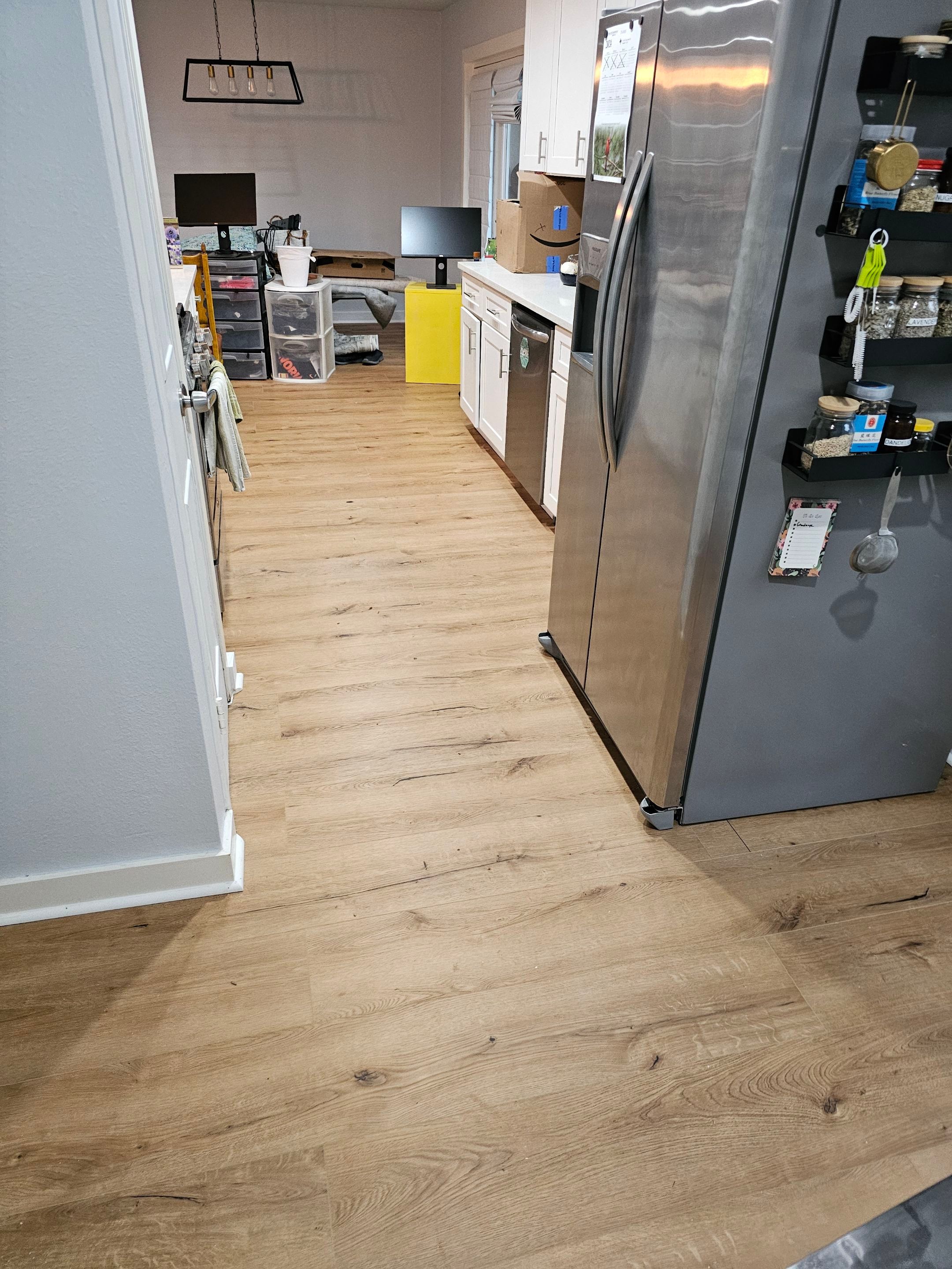 Laminate floor & fence by EL-GC LLC 