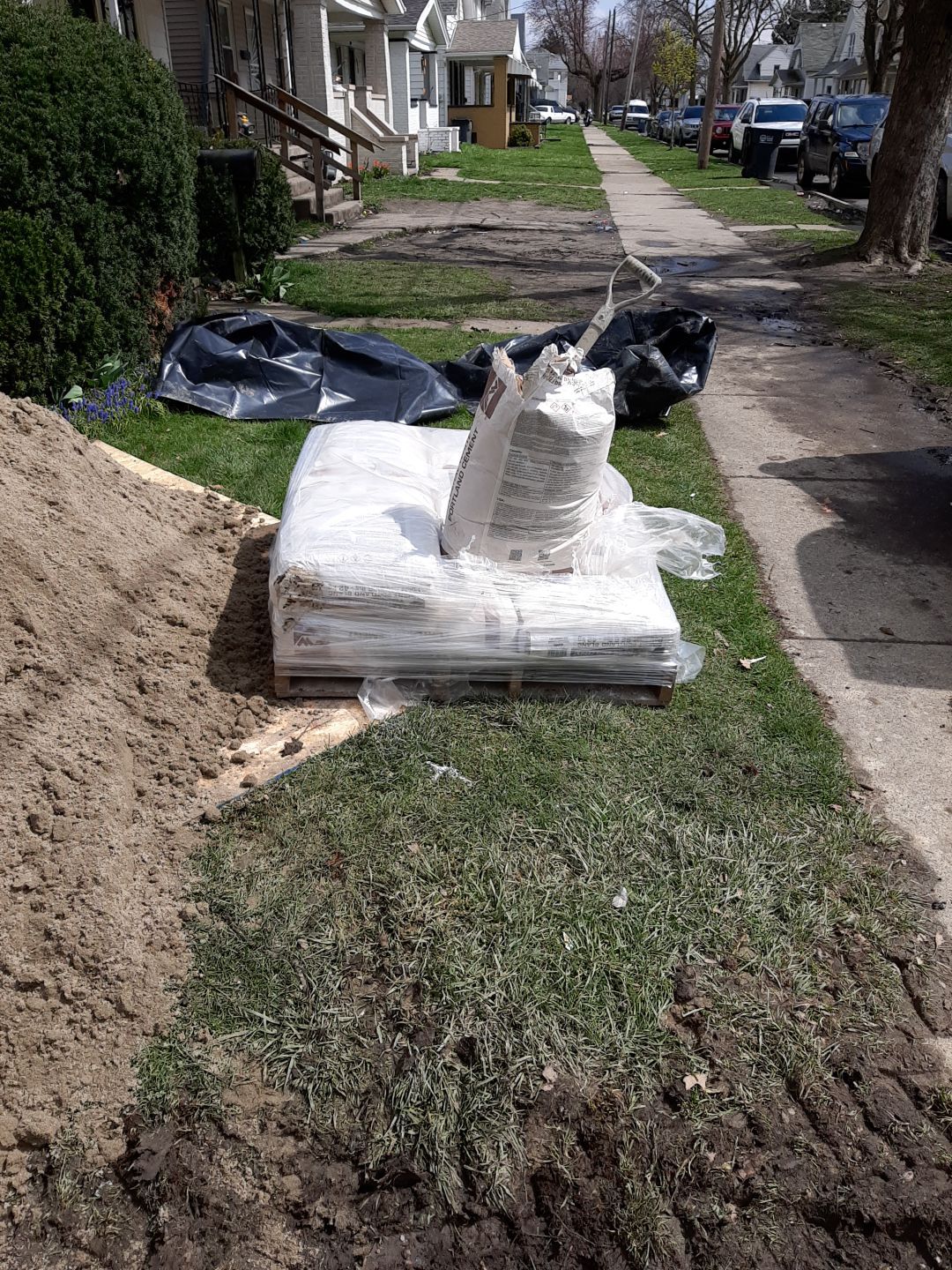 Basement Wall Rebuild with Exterior Waterproofing by Toledo Basement Repair