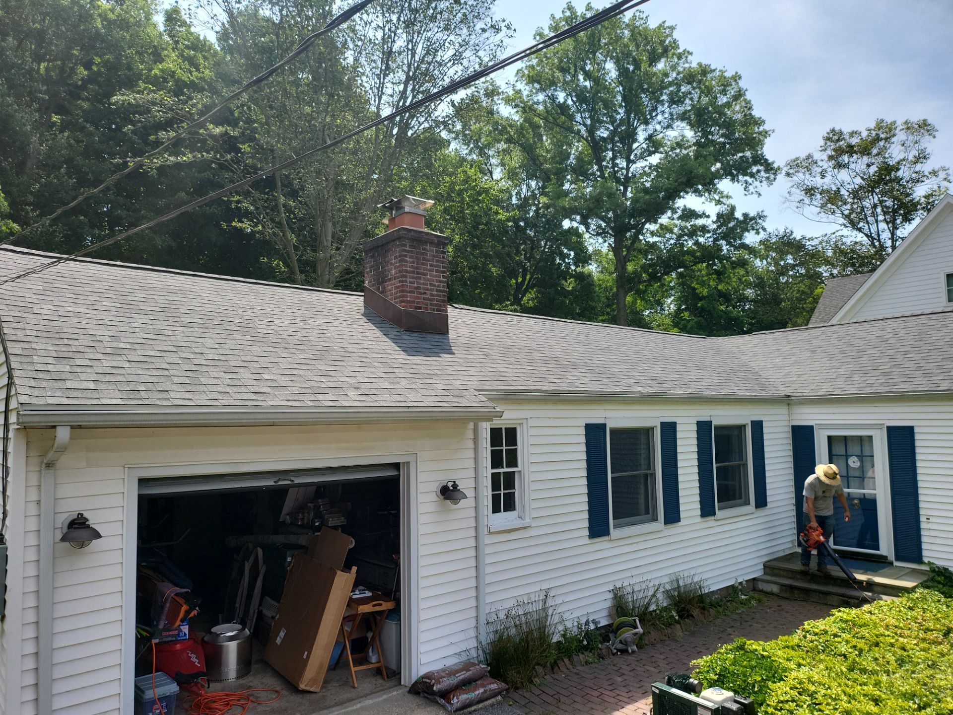 Residential Roofing Installation using Owens Corning TruDefinition Duration AR - Estate Gray by A Plus Exterior