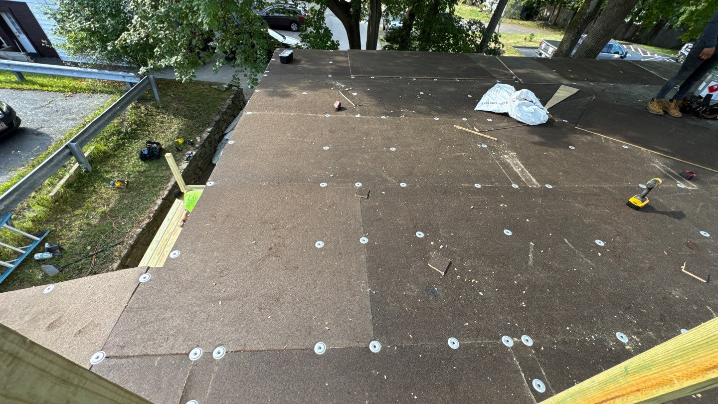 EPDM Flat Roof Installation with ISO Board on Existing Structure by Sensible Home Solutions