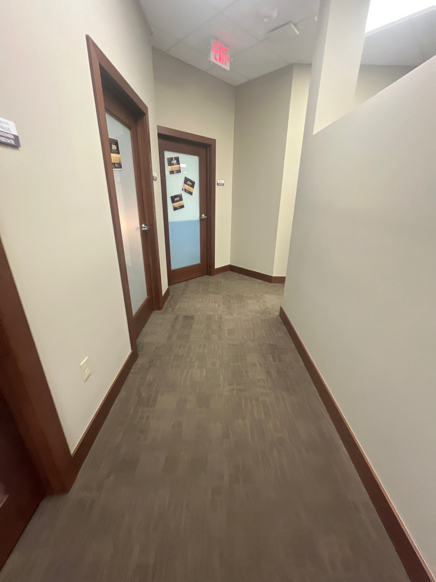 Commercial Office Interior Remodel and Modern Suite Refresh in Sioux Falls by Select Painting, Coatings & Garage Cabinets