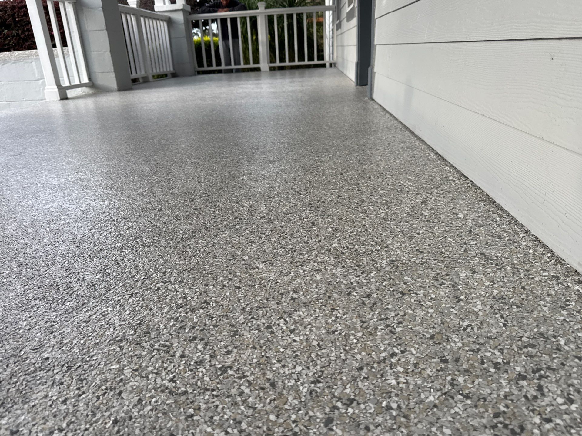 Front Porch in Newberry, Fl in Mount Everest by Cross Creek Concrete Coatings
