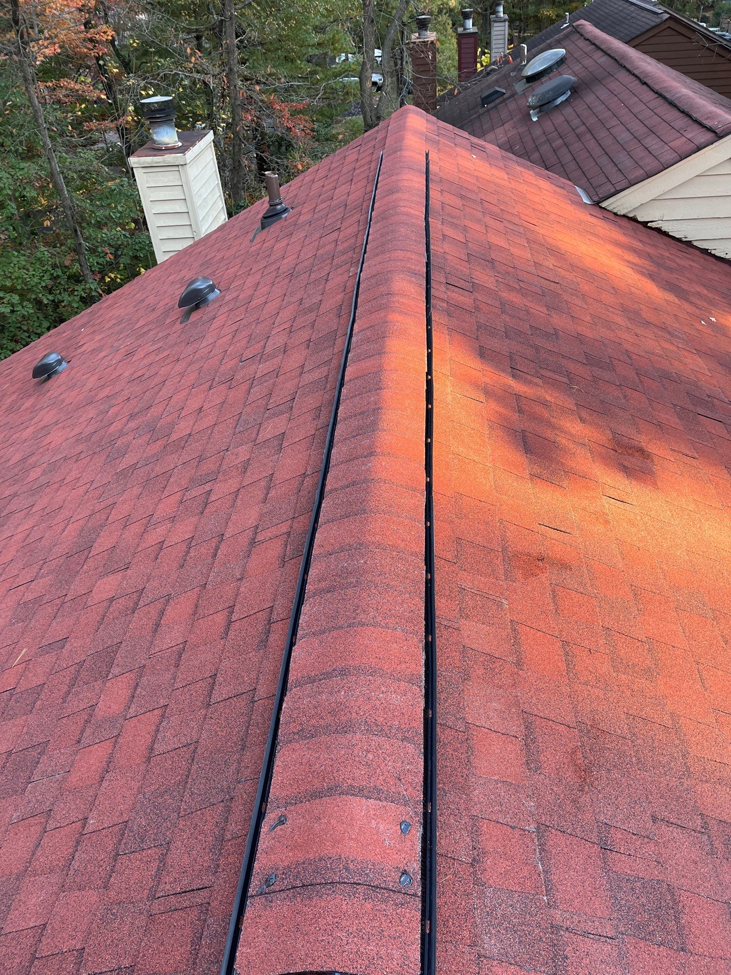 Reston: Residential Roof Replacement with CertainTeed Landmark Pro Designer Shingles in Max Def Red Oak by RM Banning, Inc.