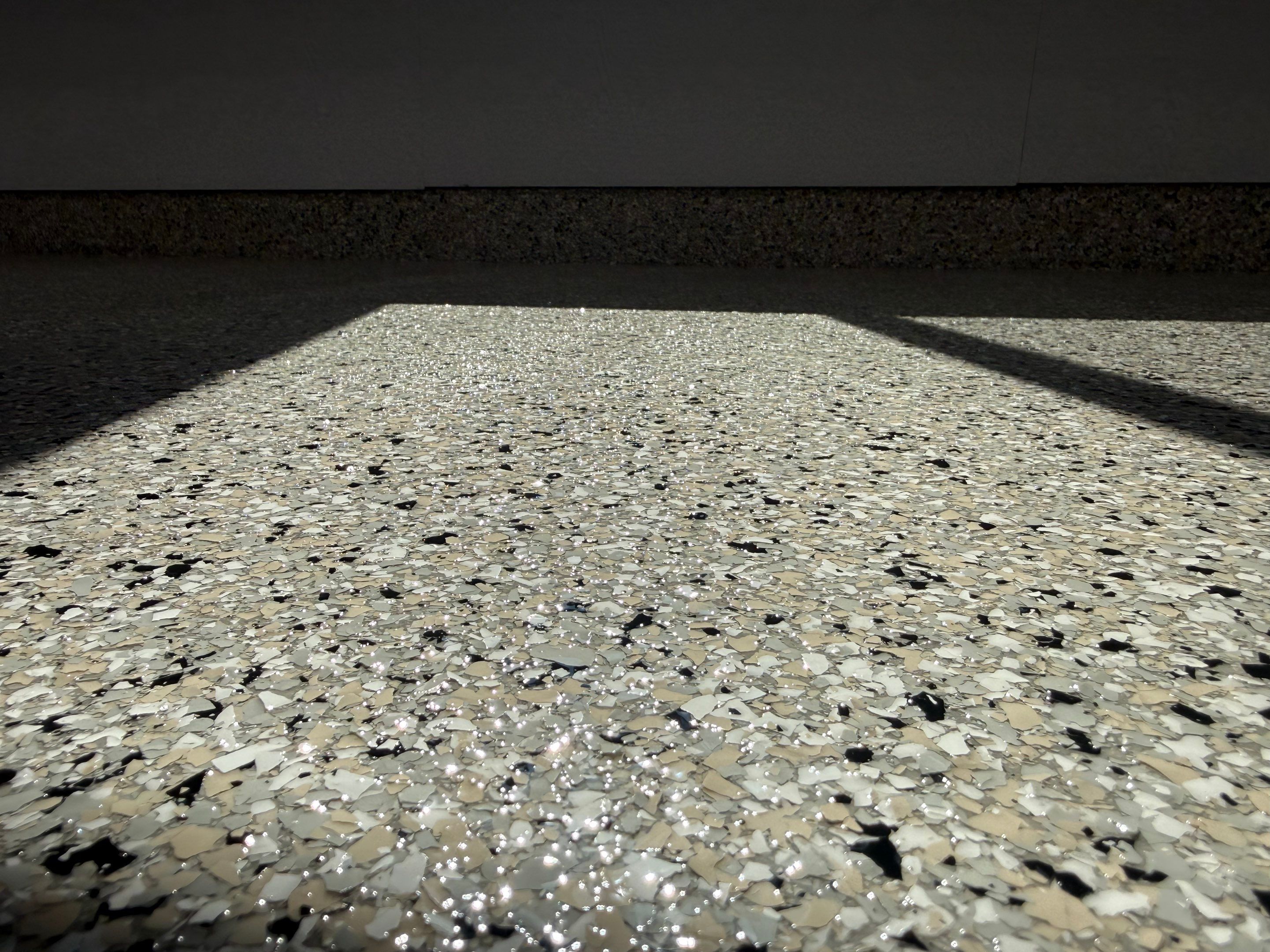 Speckled Epoxy Concrete Coating for Edgerton Garage Floor by Select Painting, Coatings & Garage Cabinets