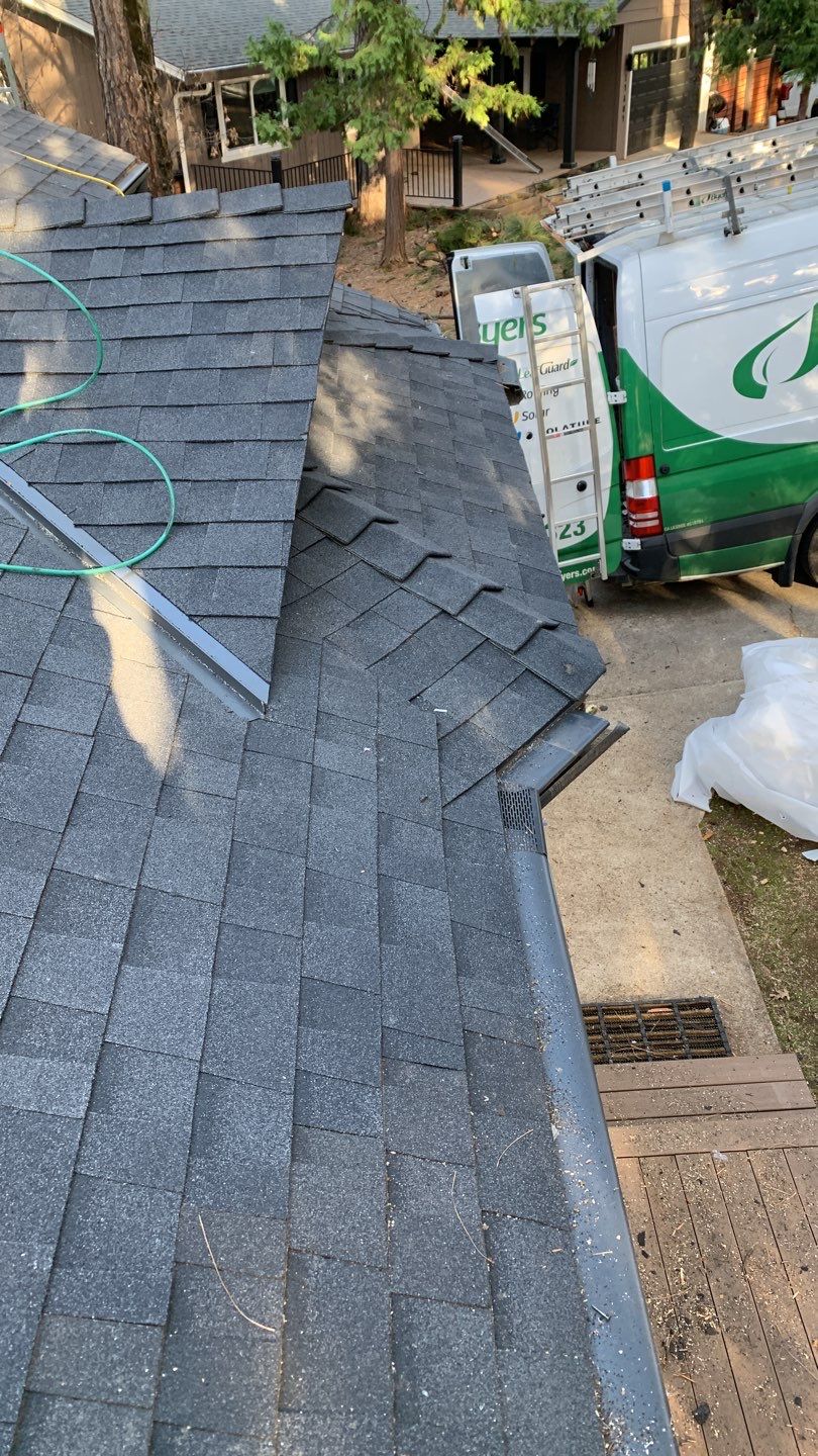 Residential Roofing Repair using Owens Corning Roofing Shingles by Byers Enterprises 
