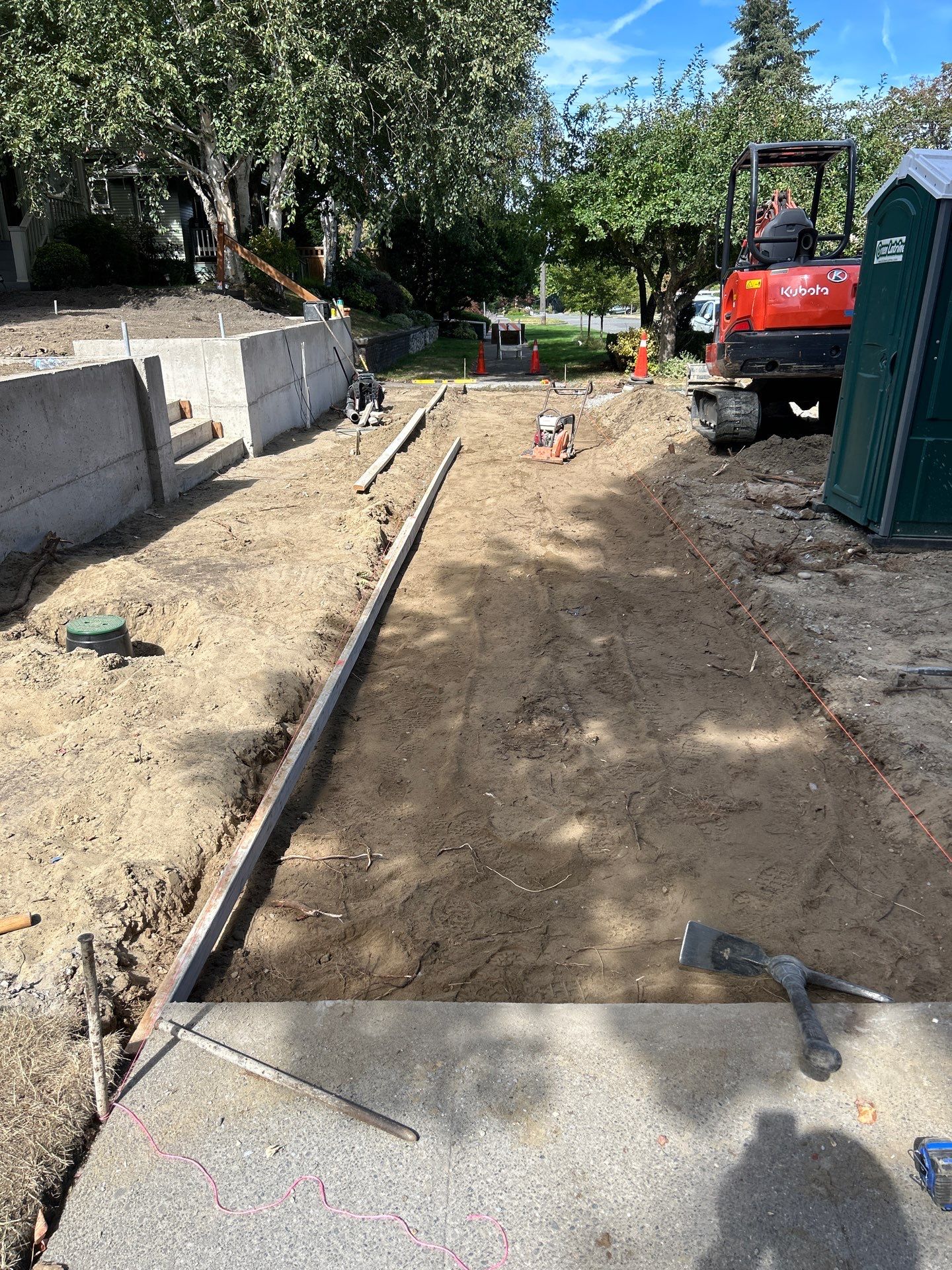 David | Concrete Sidewalk by Jireh Asphalt & Concrete Inc 