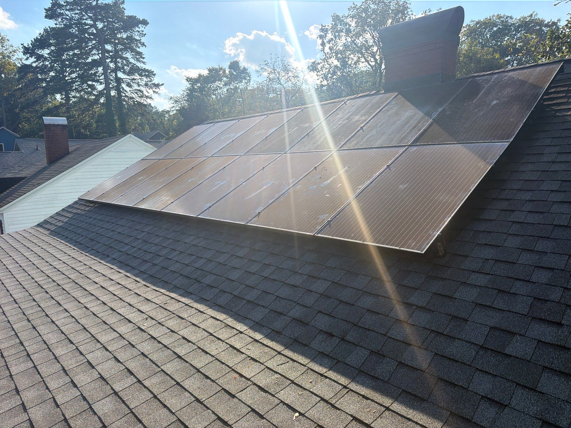 Roof replacement by hail and wind damage by Just Brilliant Restoration JBR