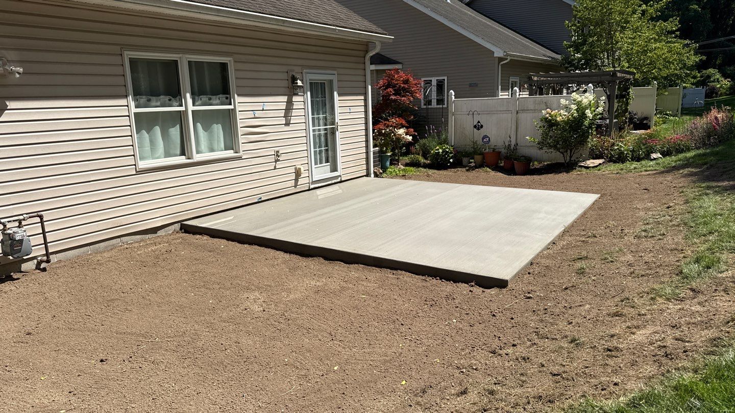 Broom Finished Patio  by NG Masonry & Construction LLC