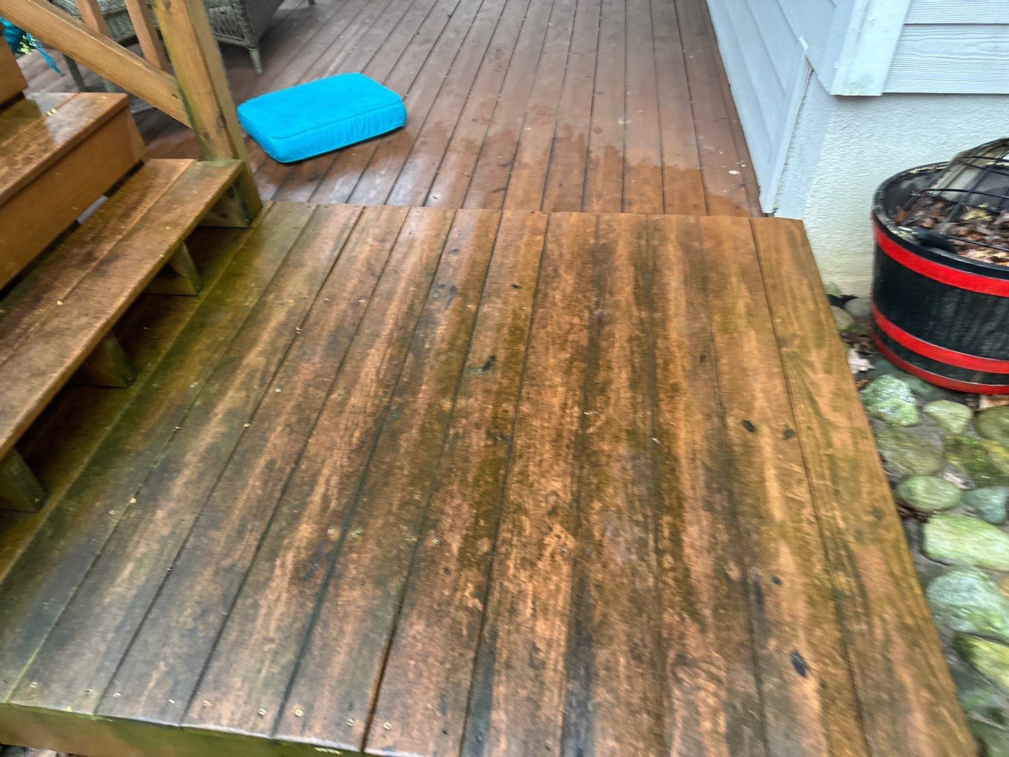 Multi level Deck coated with Wood Sealant by DuraSeal