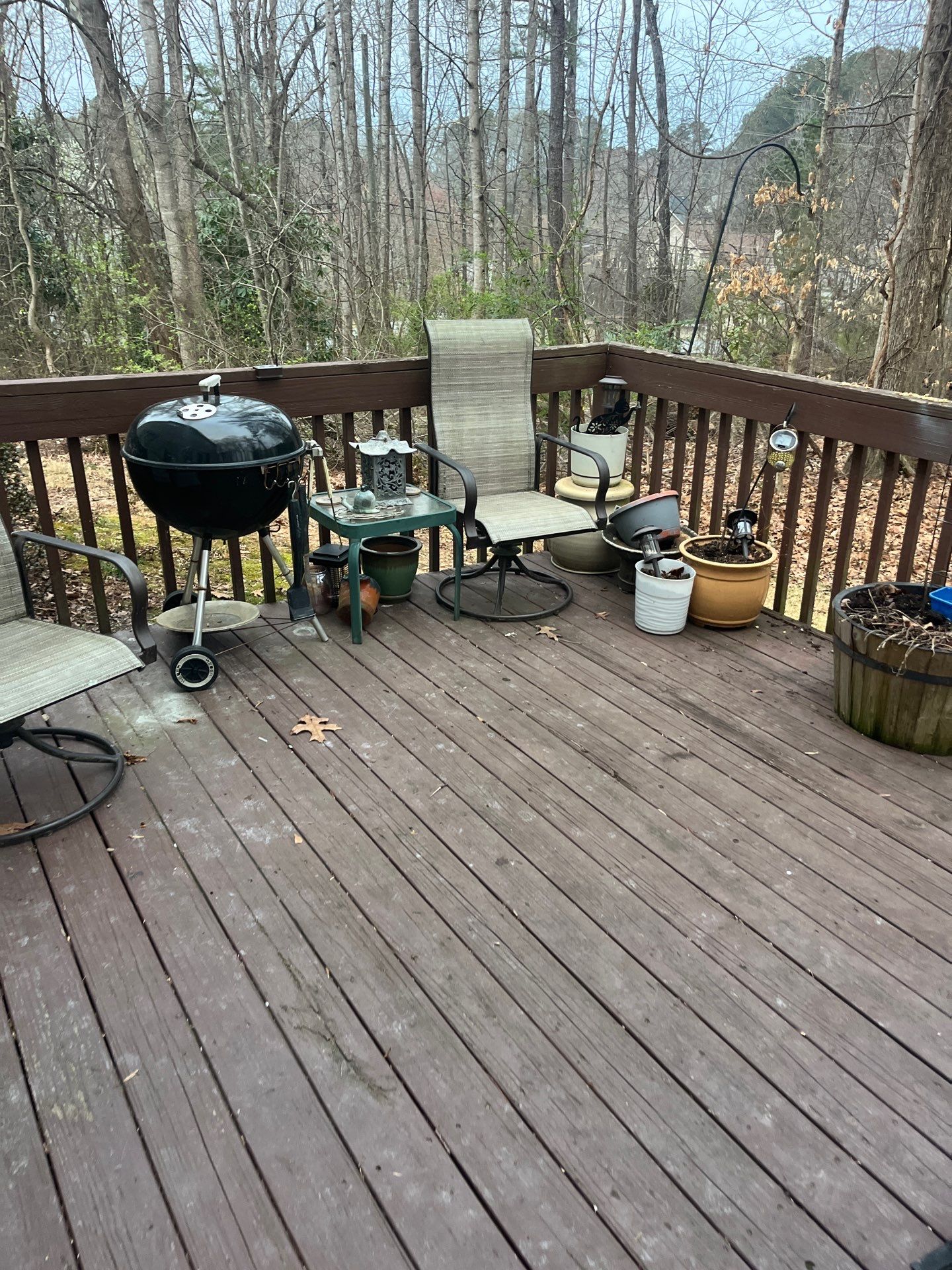 Siding and Rotten Wood Replacement, Deck Stain, and Exterior Painting in Kennesaw, GA by Nelson Exteriors