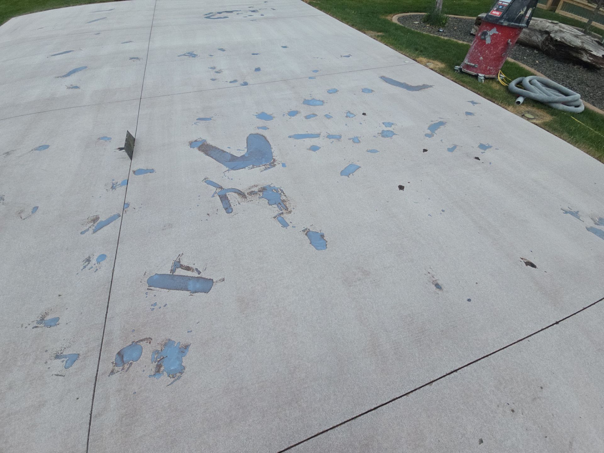 Sports Court Transformation using Ocean Hybrid by Croc Coatings, LLC