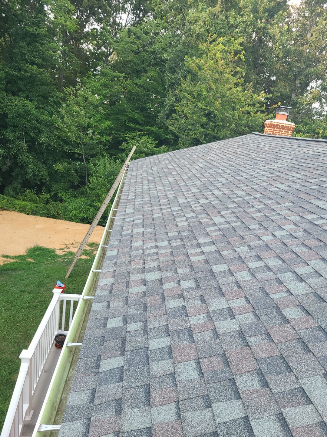 Woodbridge: Roof Replacement with CertainTeed Landmark Pro Designer Shingles in Max Def Colonial Slate by RM Banning, Inc.