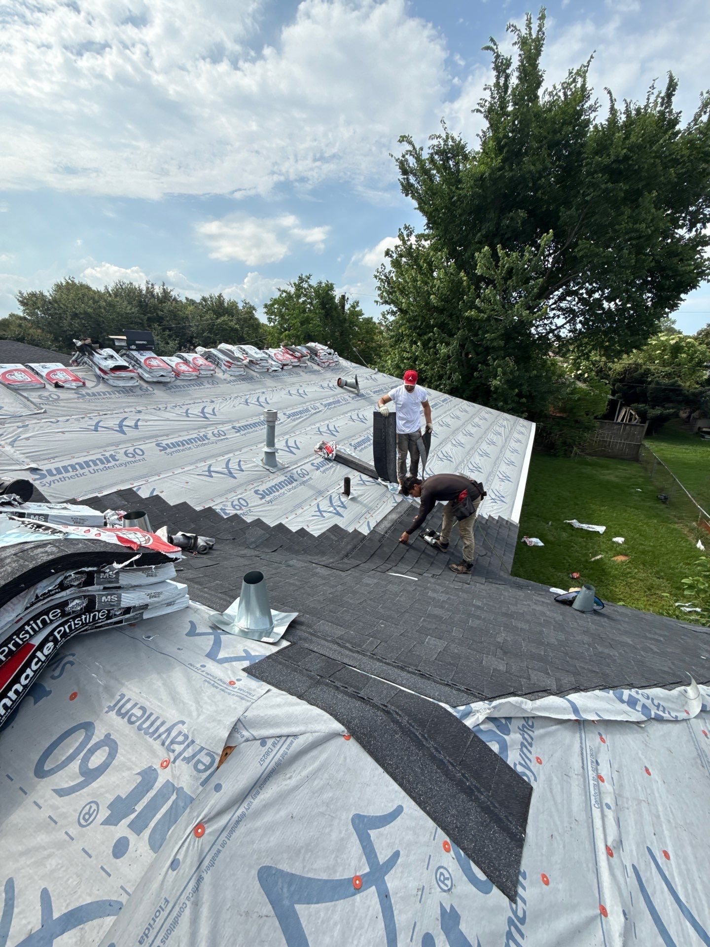 Project in Terrytown by Robertson Roofing & Siding Inc