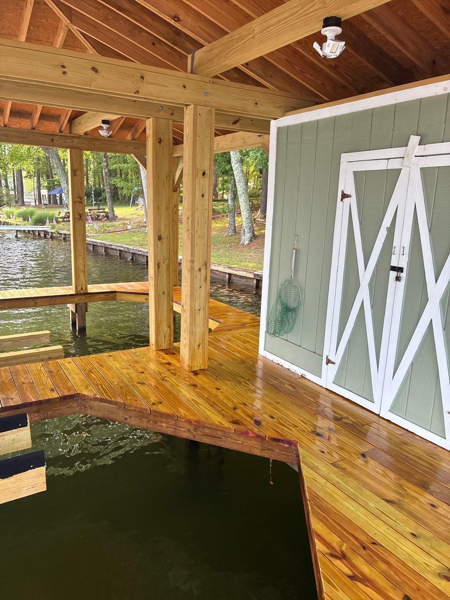 Dock using Wood Sealant by DuraSeal