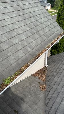 Turtle Shell gutter protection installation in Warrenville, IL 60555, photograph 7