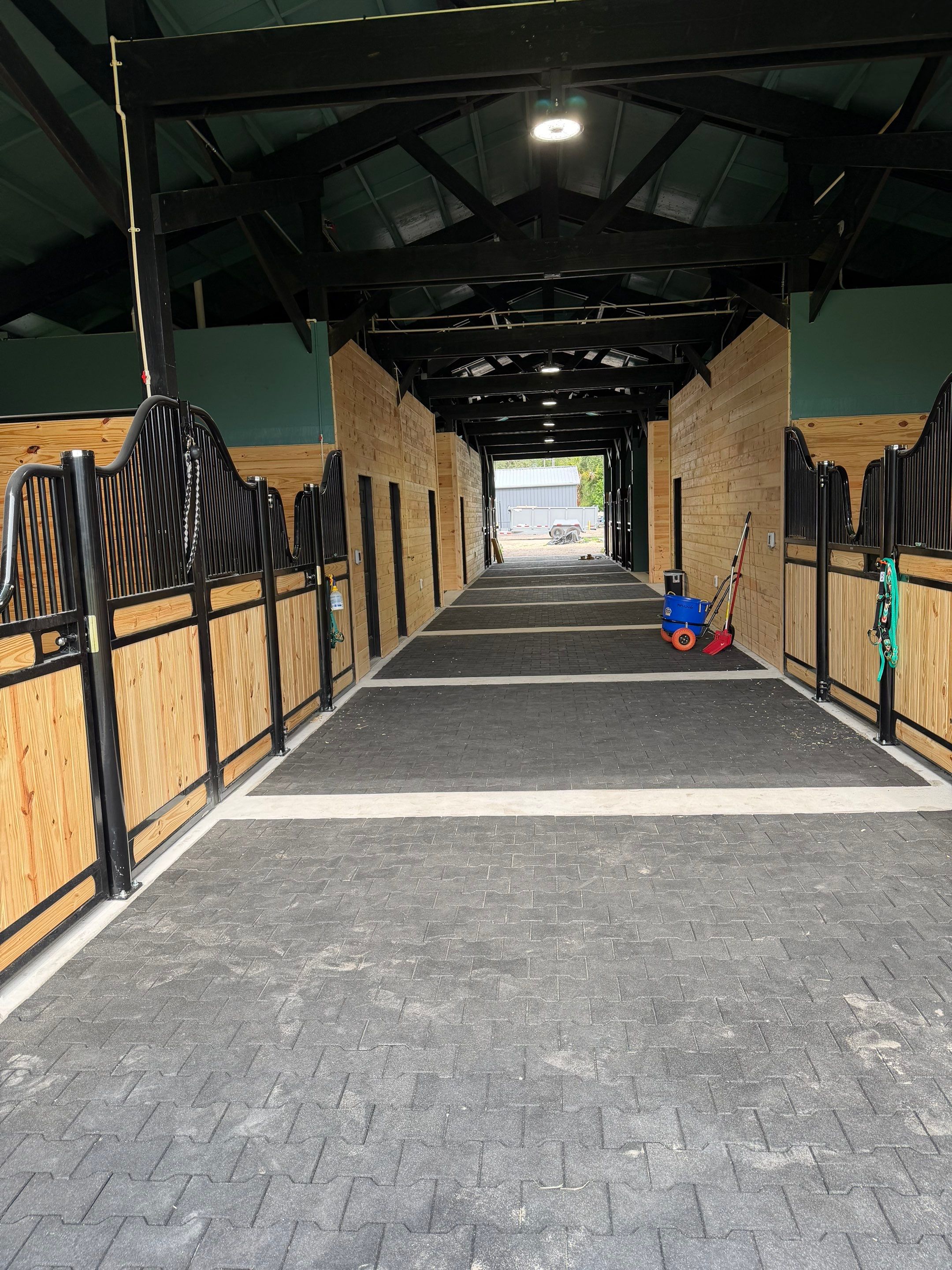 Custom Post-Frame Horse Barn and Shingle Roof Installation in Geneva by Fortified Roofing Solutions Corp.