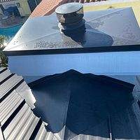 24ga 1.5" Mechanical Seam Matte Black by Total Roofing System The Metal Roof Experts
