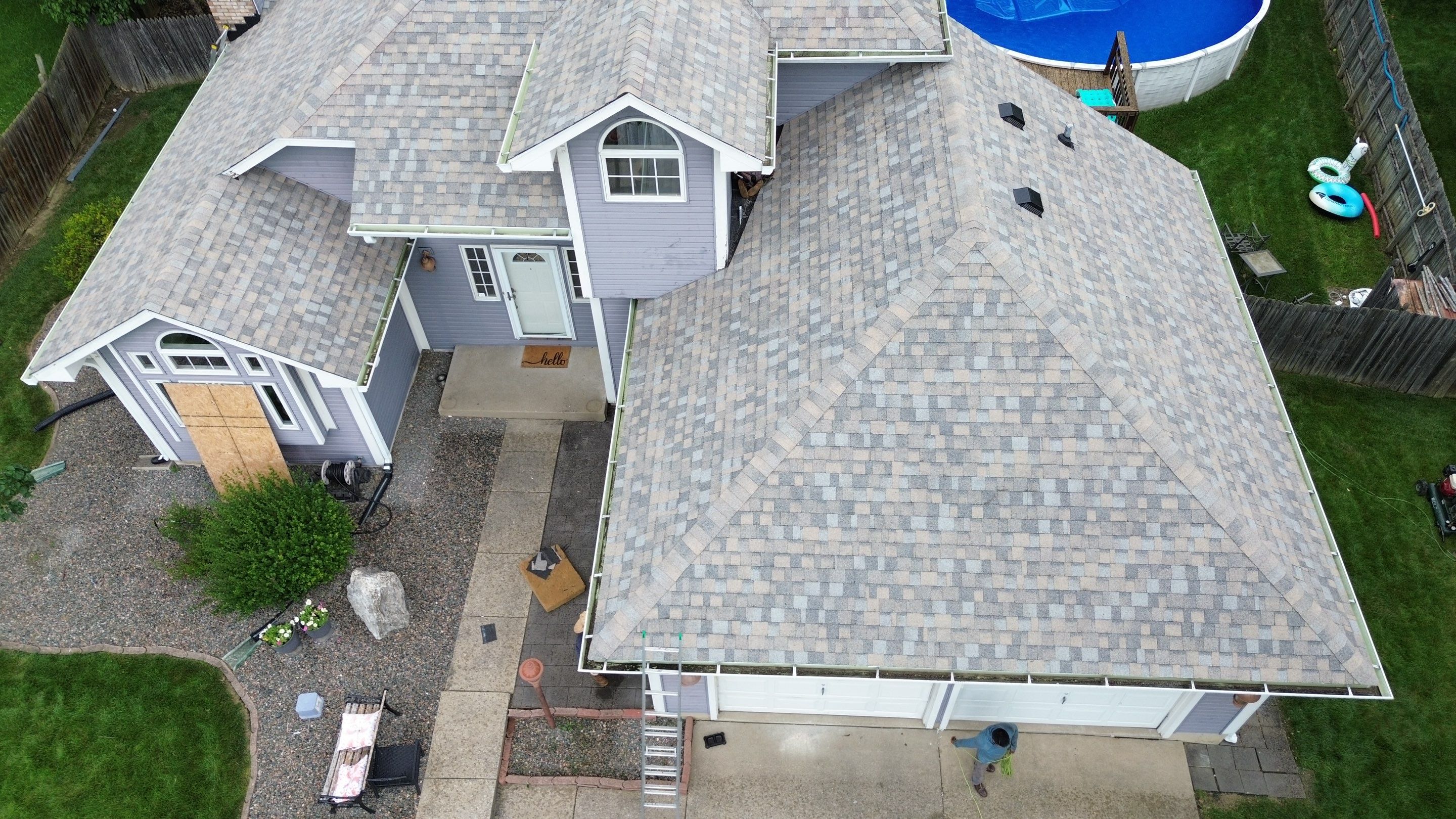 Project in New Albany by Moss Roofing