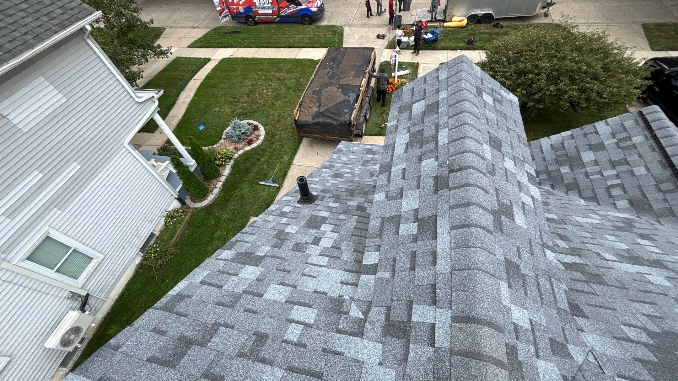 Roof Replacement using Owens Corning Slatestone Gray by 180 Contractors