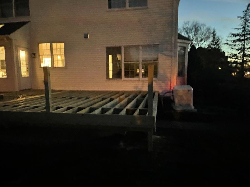 New deck With Porch  by deck guardian