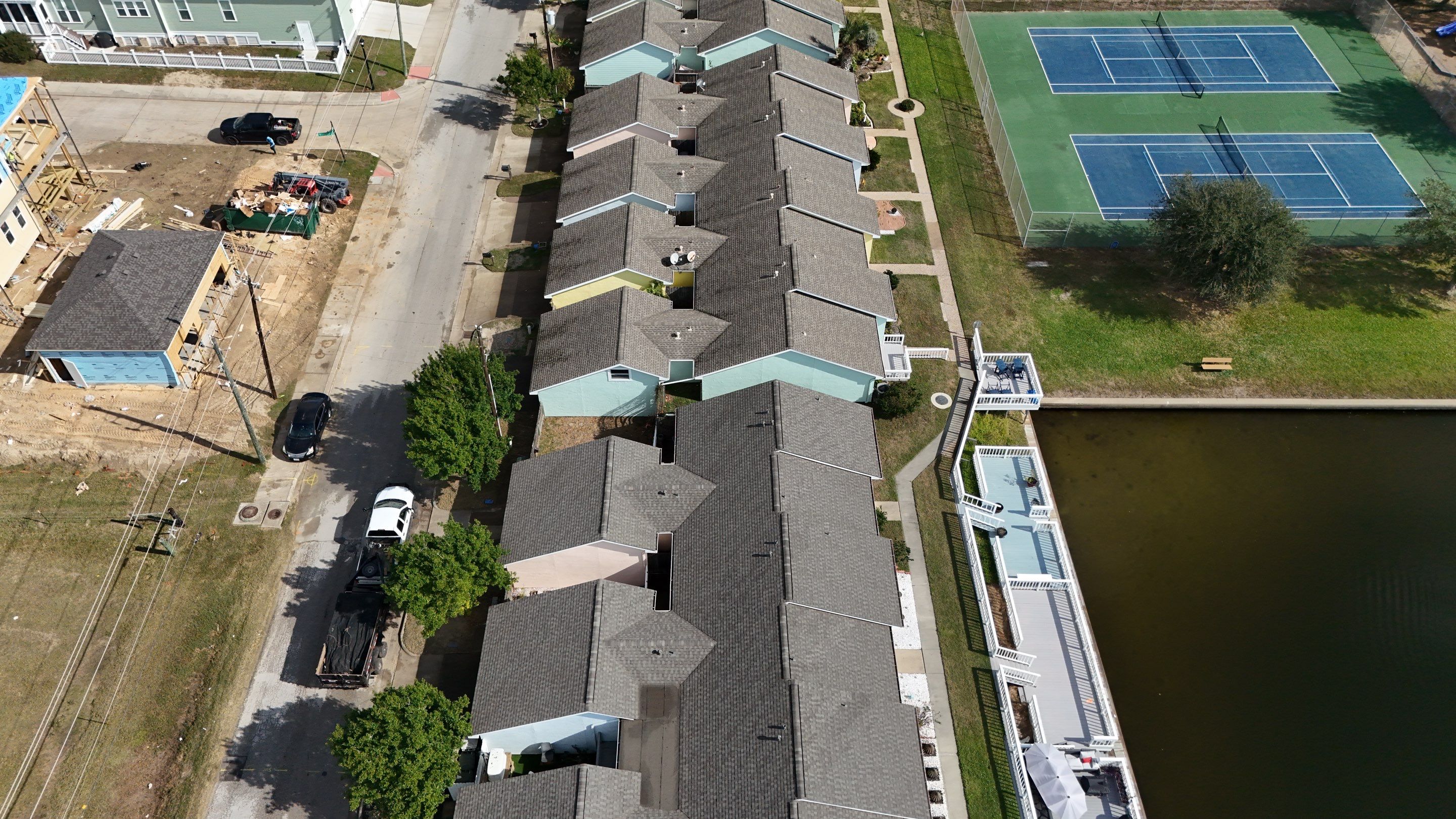 Bay Meadows Townhomes  by Noble Roofing