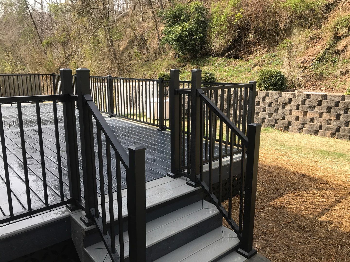 Deck Installation using Trex Decking and Railing  by Secure Construction Company Inc