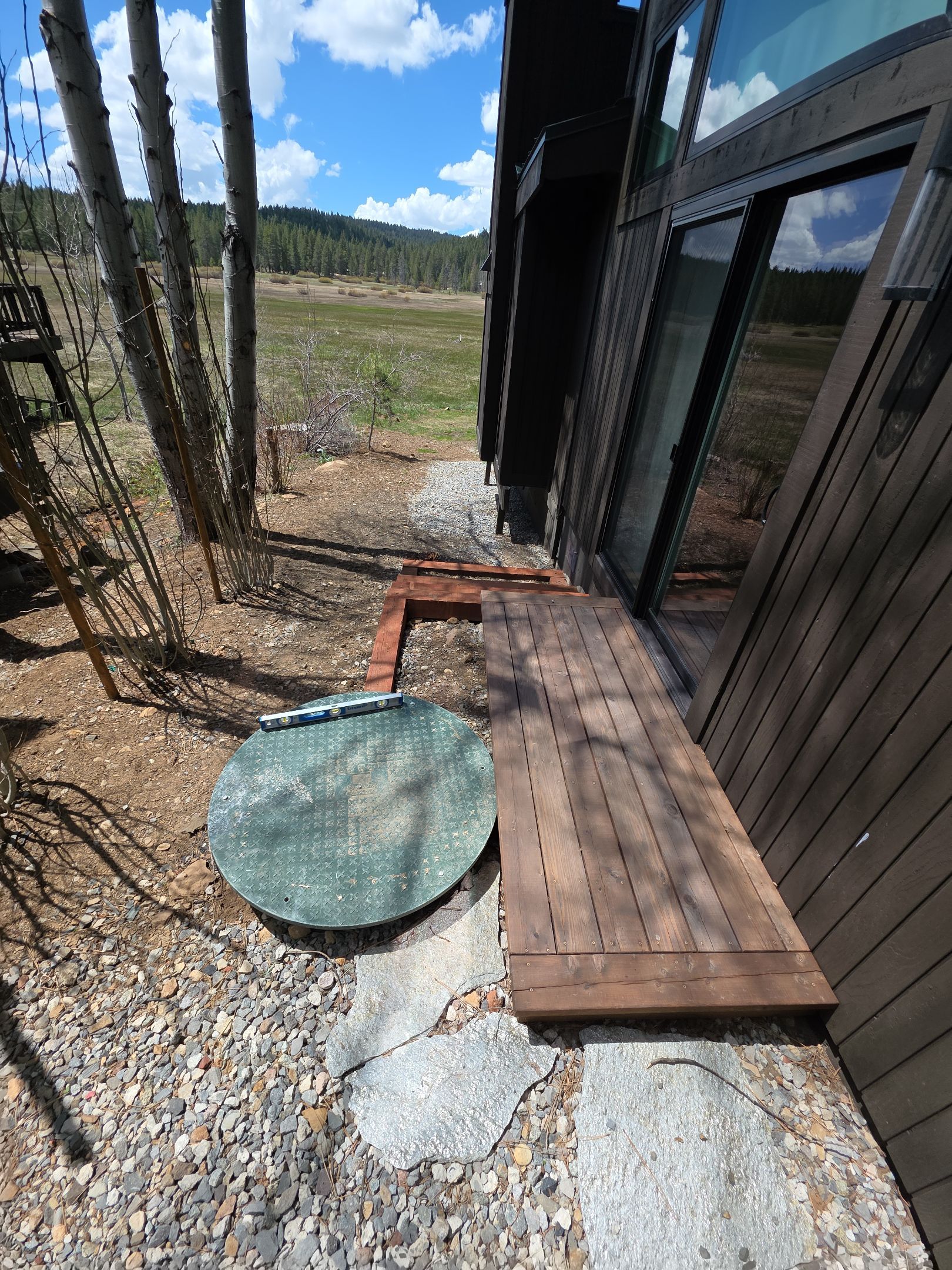 Sewer Pump Cover/Side Landing by The Tahoe Tradesman
