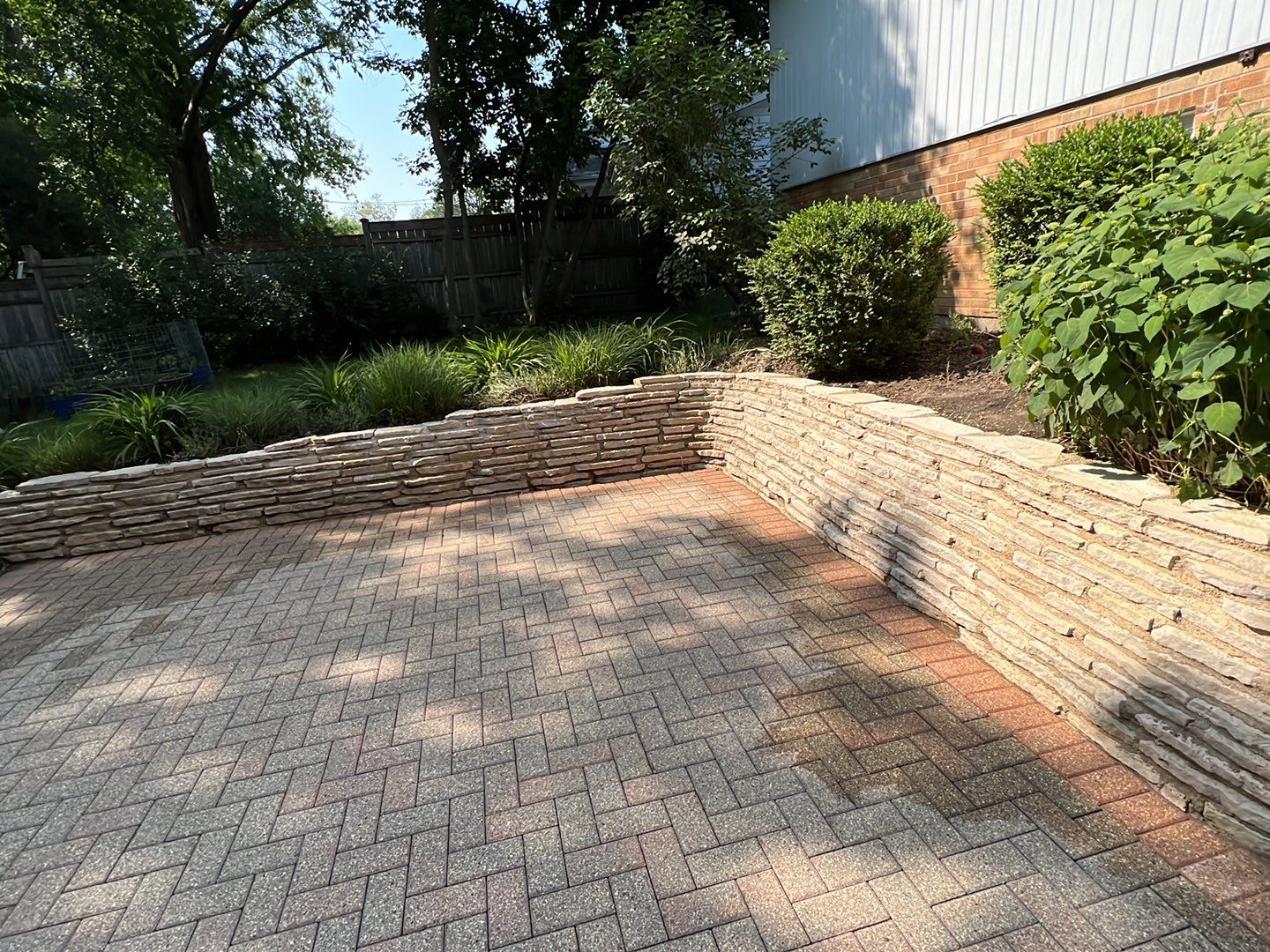 Brick paver clean, sand and seal. using Surebond SB-1300 by Northern Power Washing LLC.