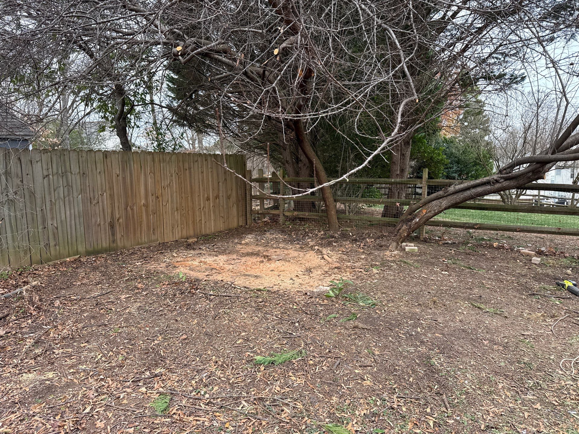 Project in Matthews by Badger Hauling