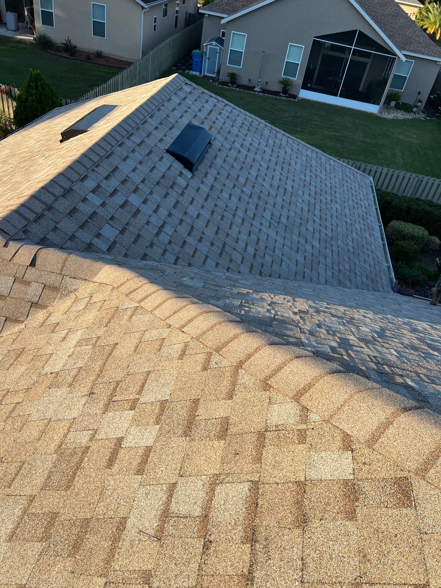 Hail Damage Reroof in Newberry, Florida by Brehm Roofing