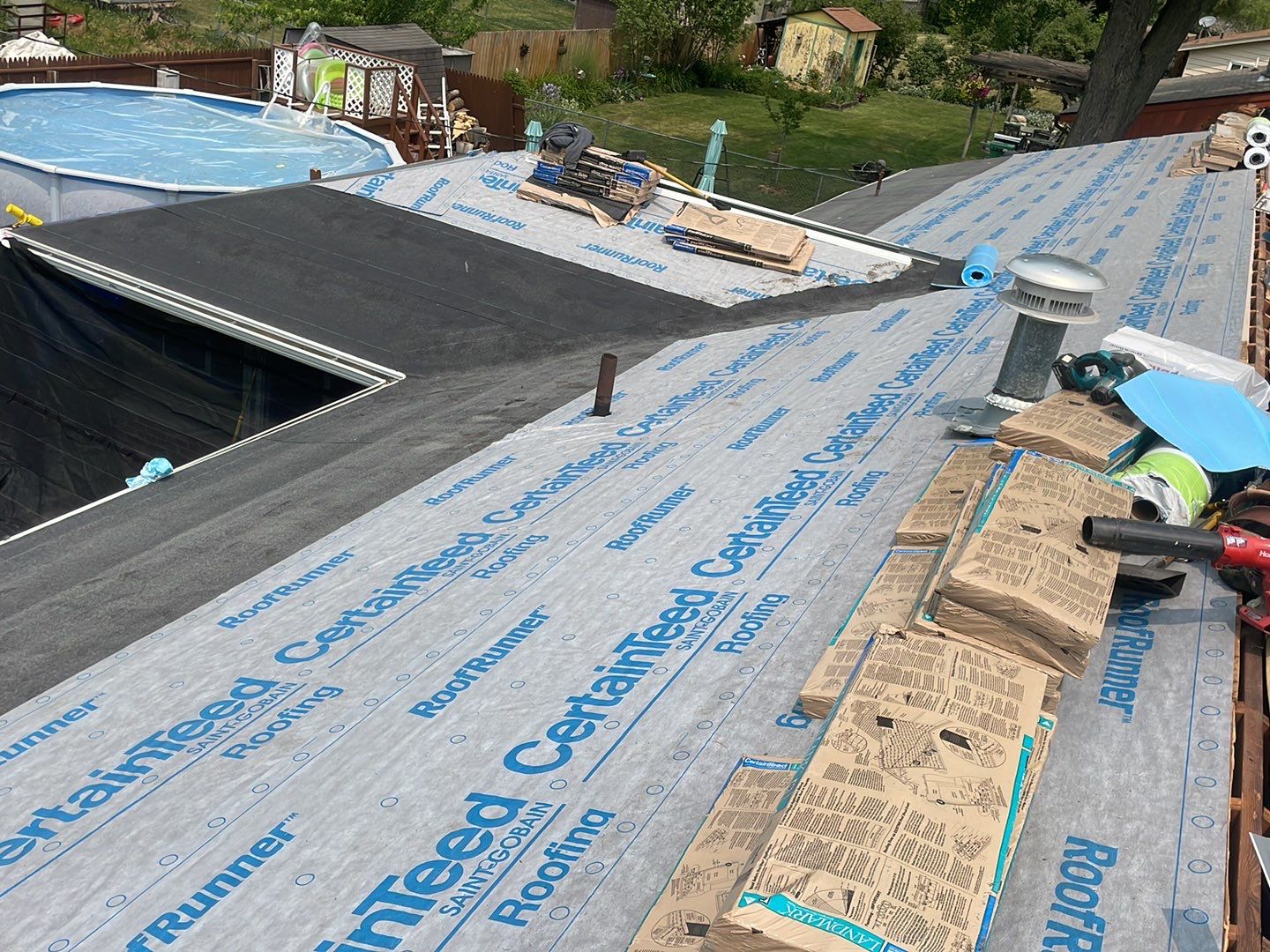 Roof Replacement using CertainTeed Landmark by 180 Contractors