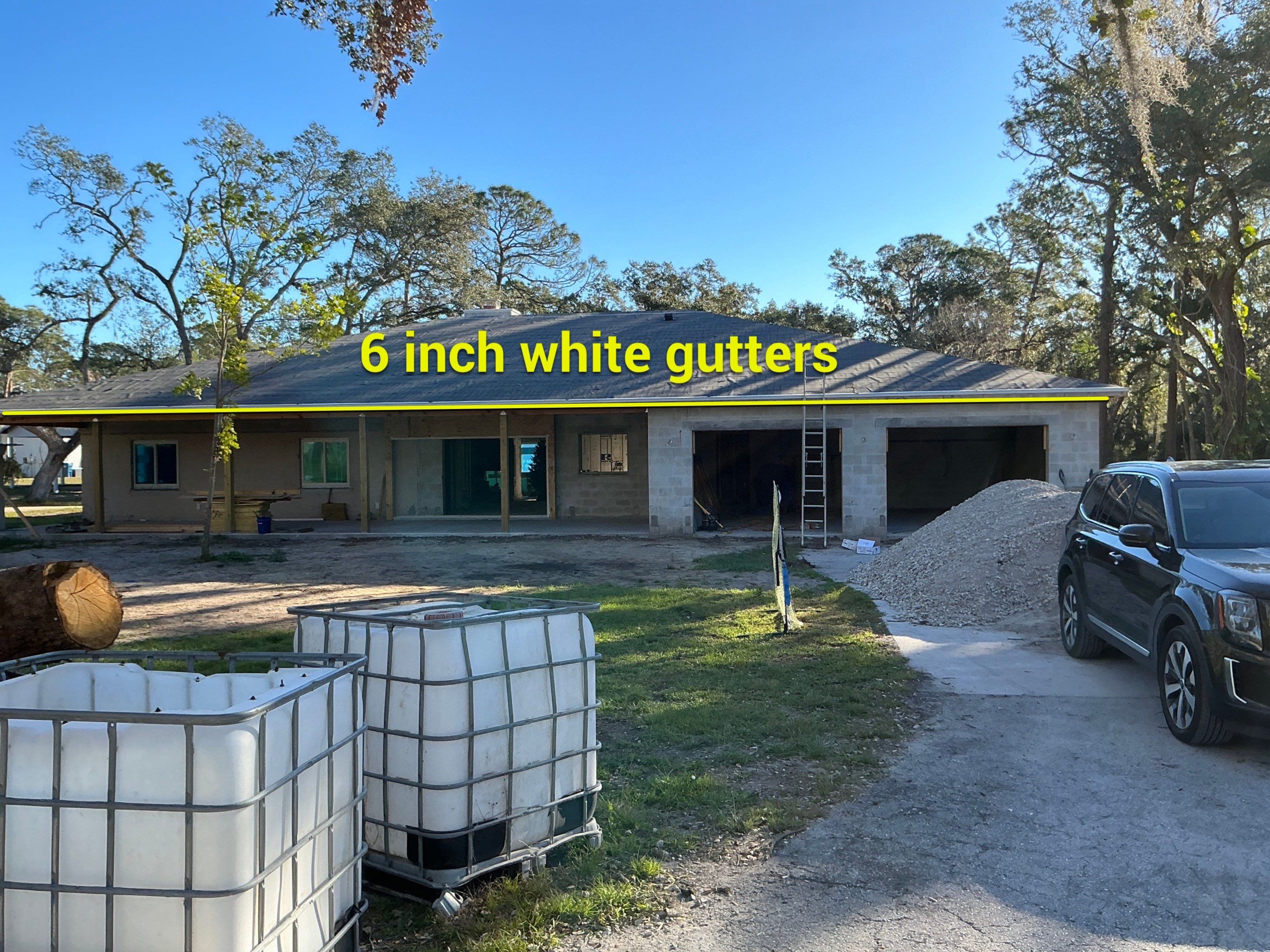White Aluminum Soffit and Fascia Project in Bradenton FL by Gutter Professors