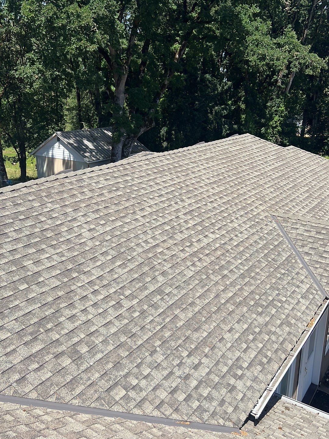 Residential Roofing Installation using IKO Dynasty (Color: Biscayne) by Orezona Building & Roofing Company, Inc.