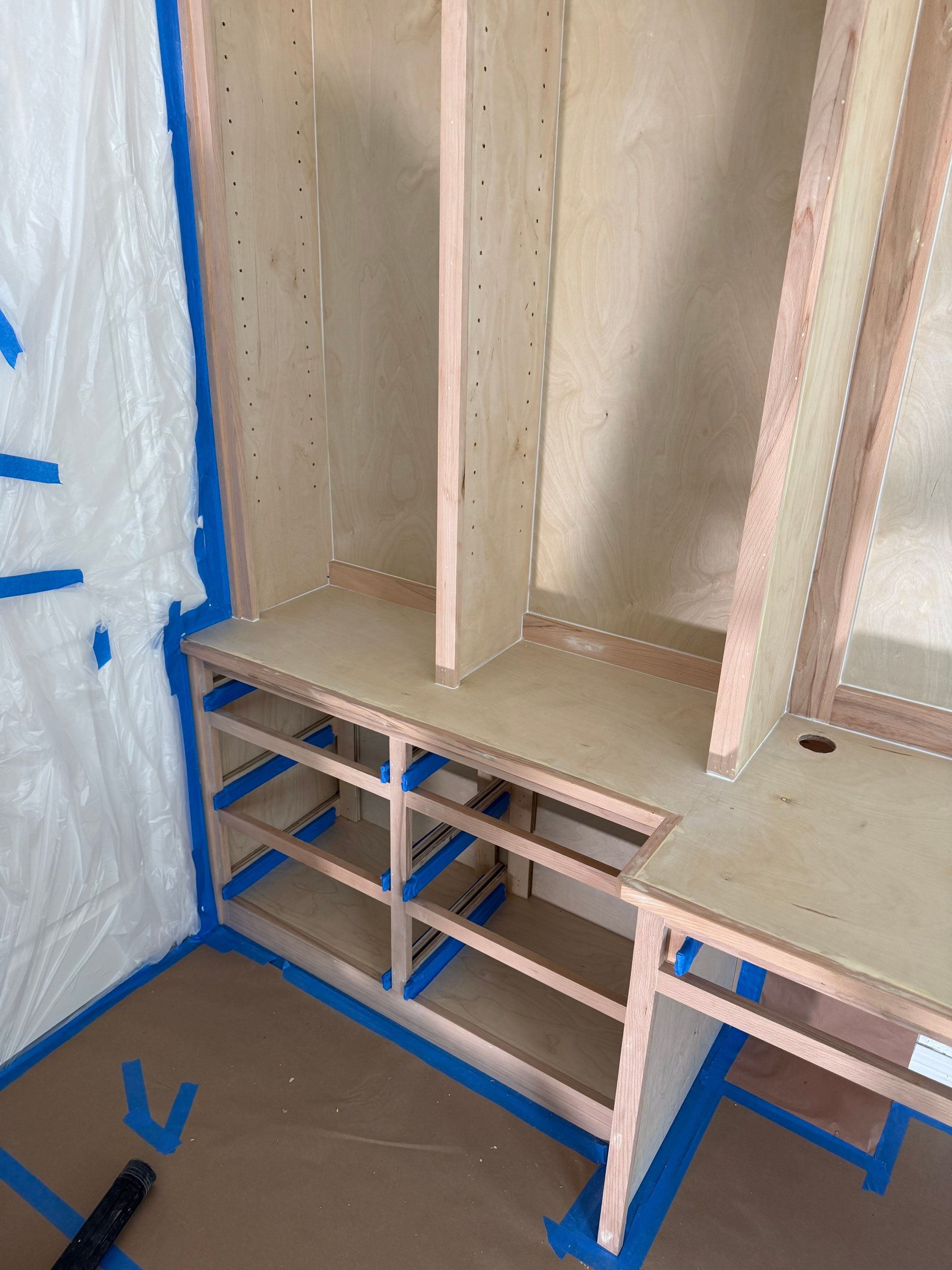 Creative Space - Cabinets painting by Nomad Painting