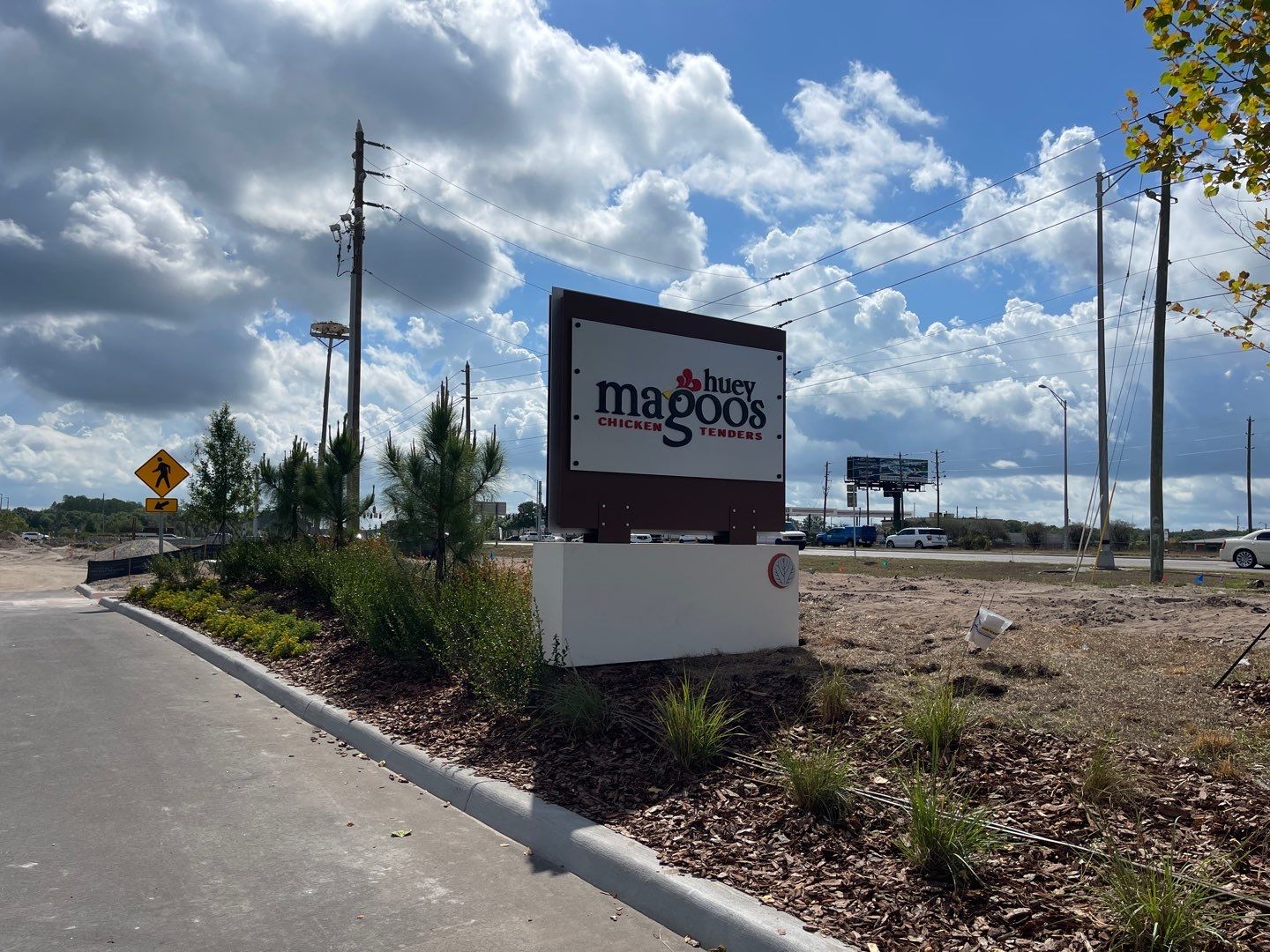 Monument Sign for Huey Magoos by SignCrafters