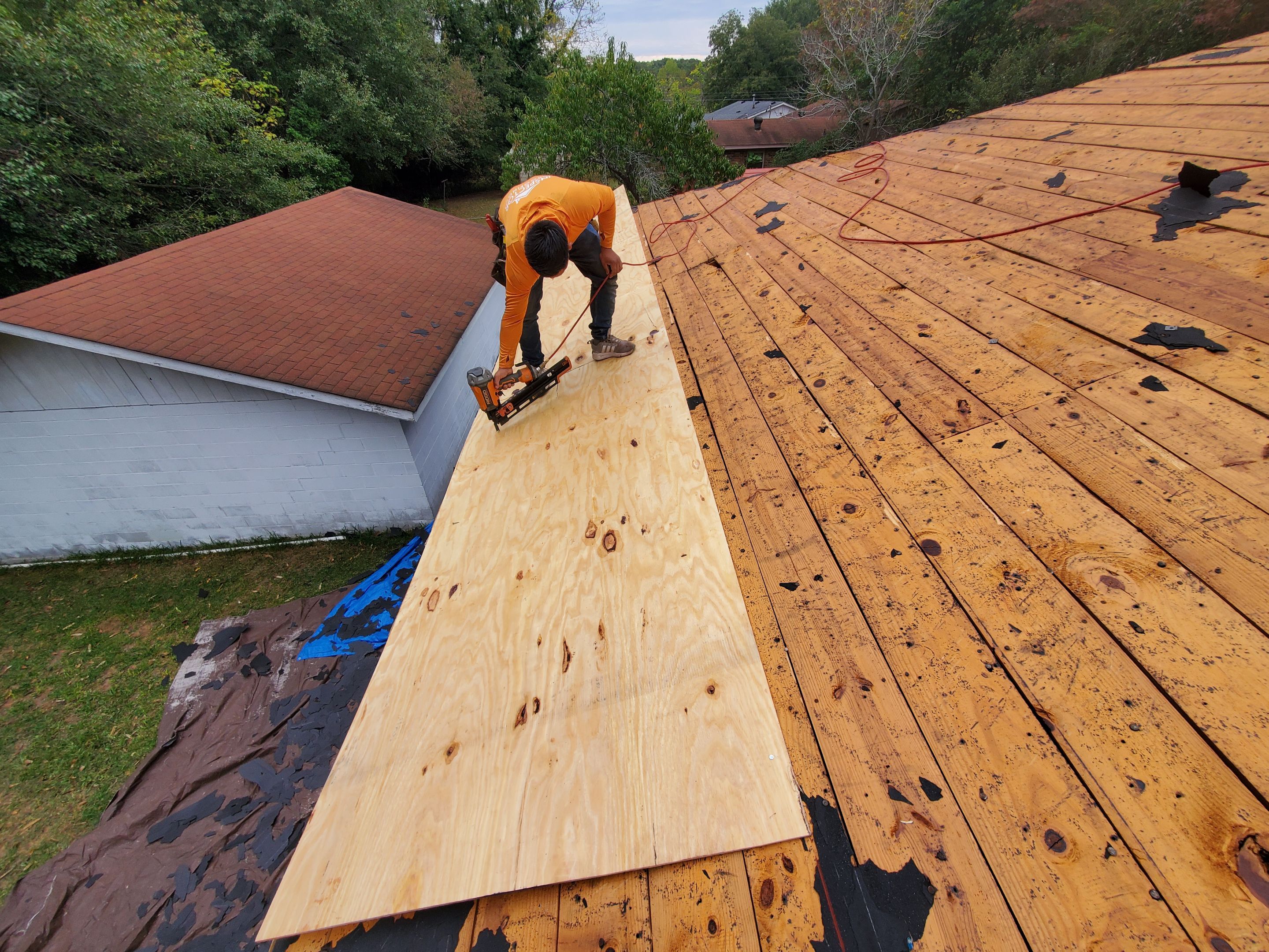 Residential Roofing Installation using Owens Corning by Inspector Roofing and Restoration
