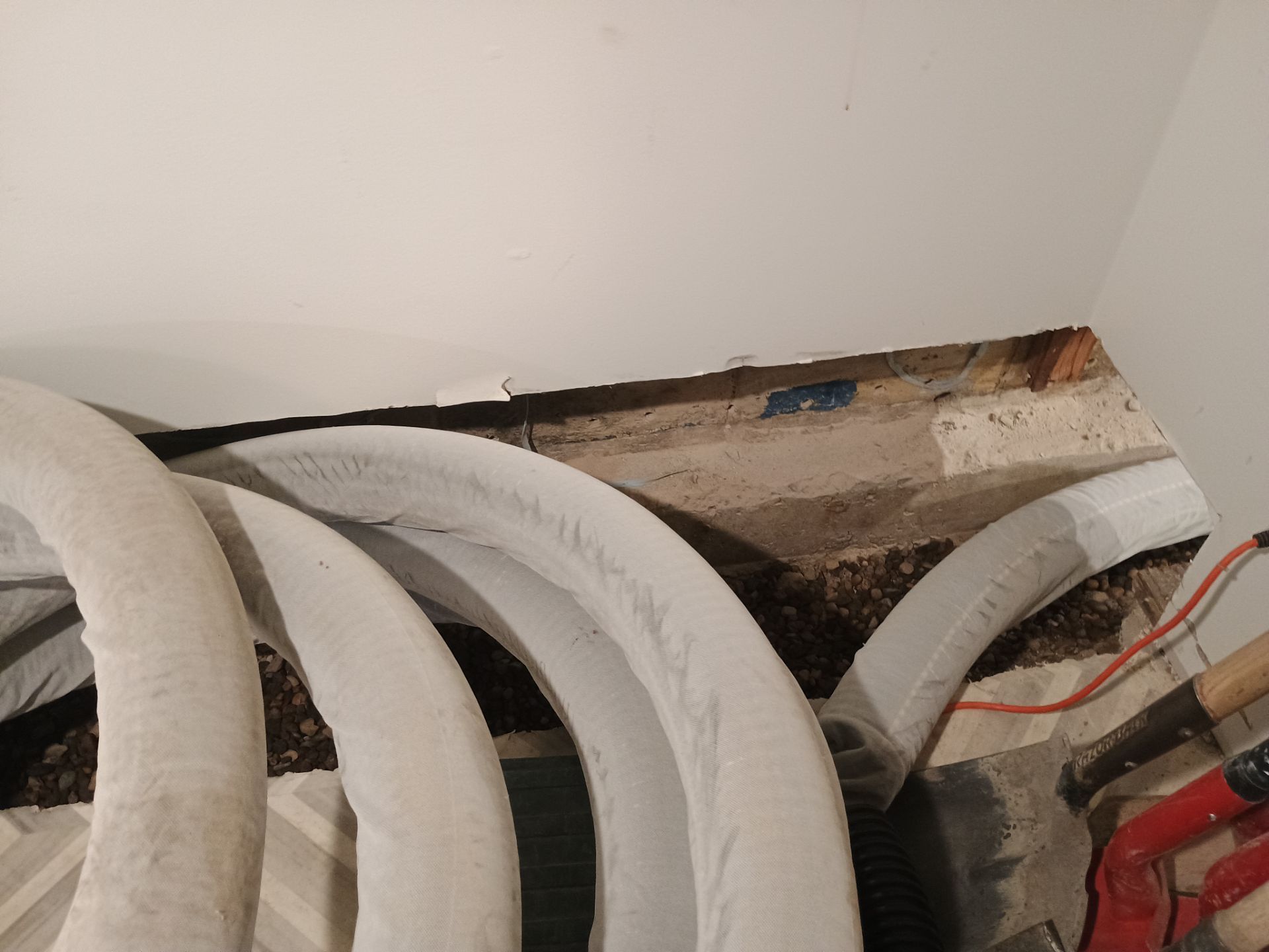Interior Drain Tile & Buried Discharge in St. Anthony, MN by Waterproofing Northeast
