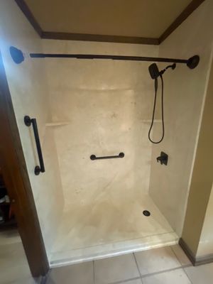 Tub to walk in shower in Fredericksburg