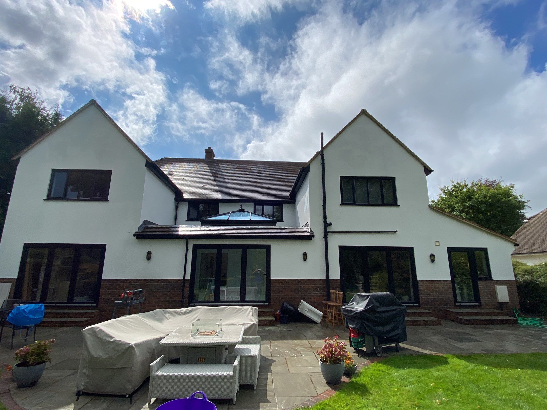Roof Clean  - Moss Removal - Gutter Clean using Honda 15lpm Low Pressure Washing Machine by Ges Exterior Cleaning ltd