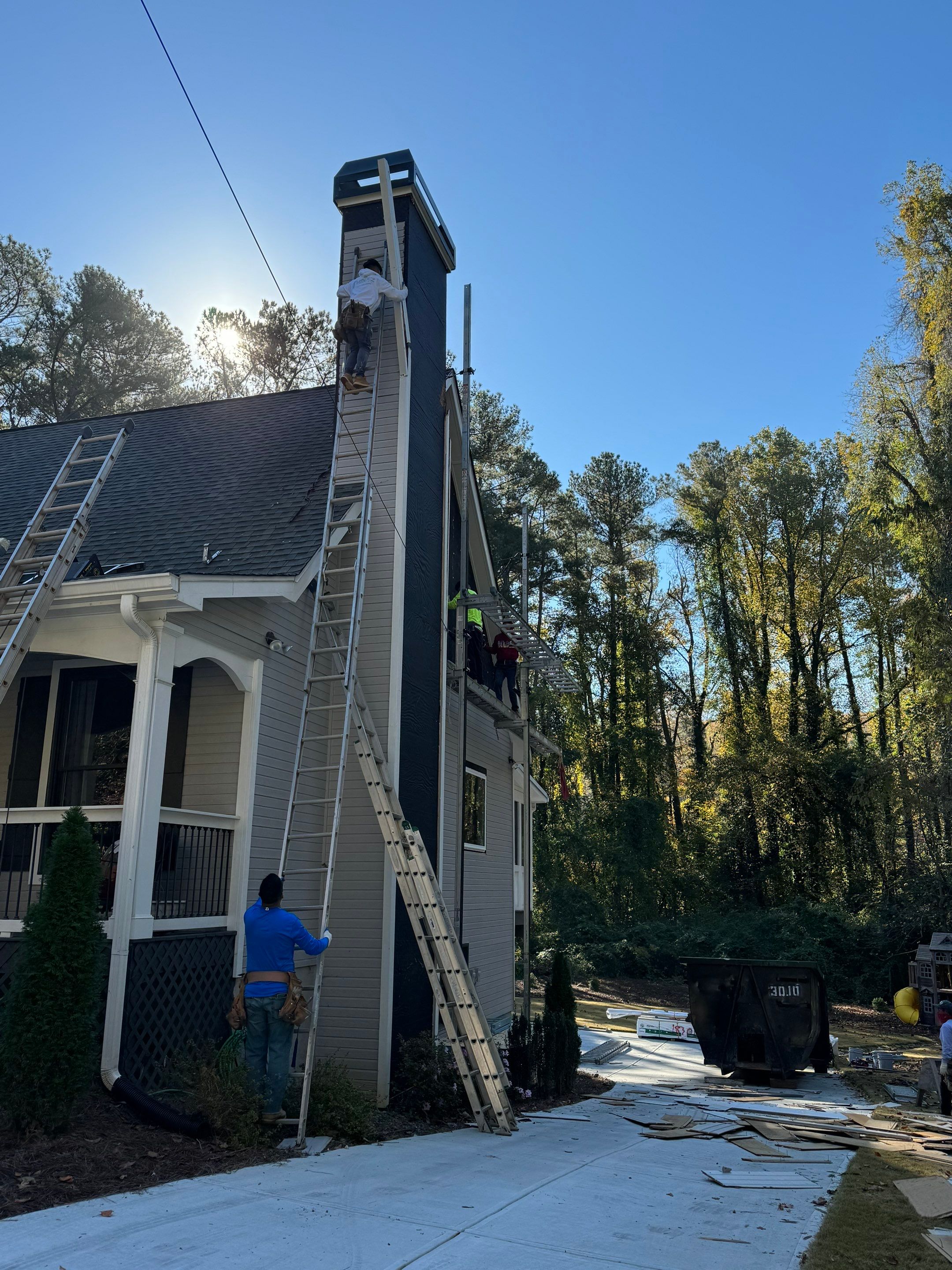 Full Siding Replacement and Exterior Renovation in Marietta by Swift Home Renovations