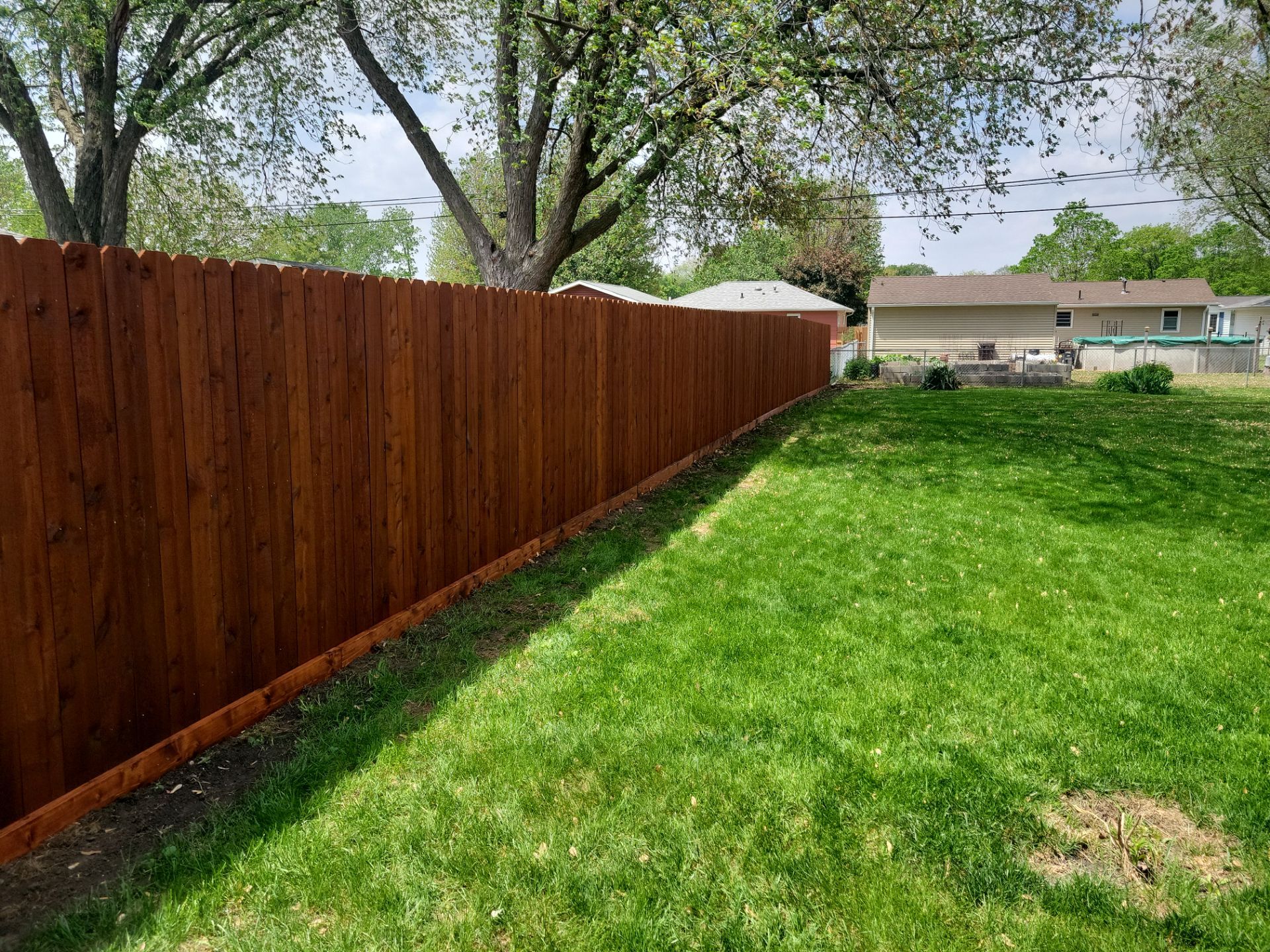 Project in Cedar Falls by Perfect Picket Fence and Stain