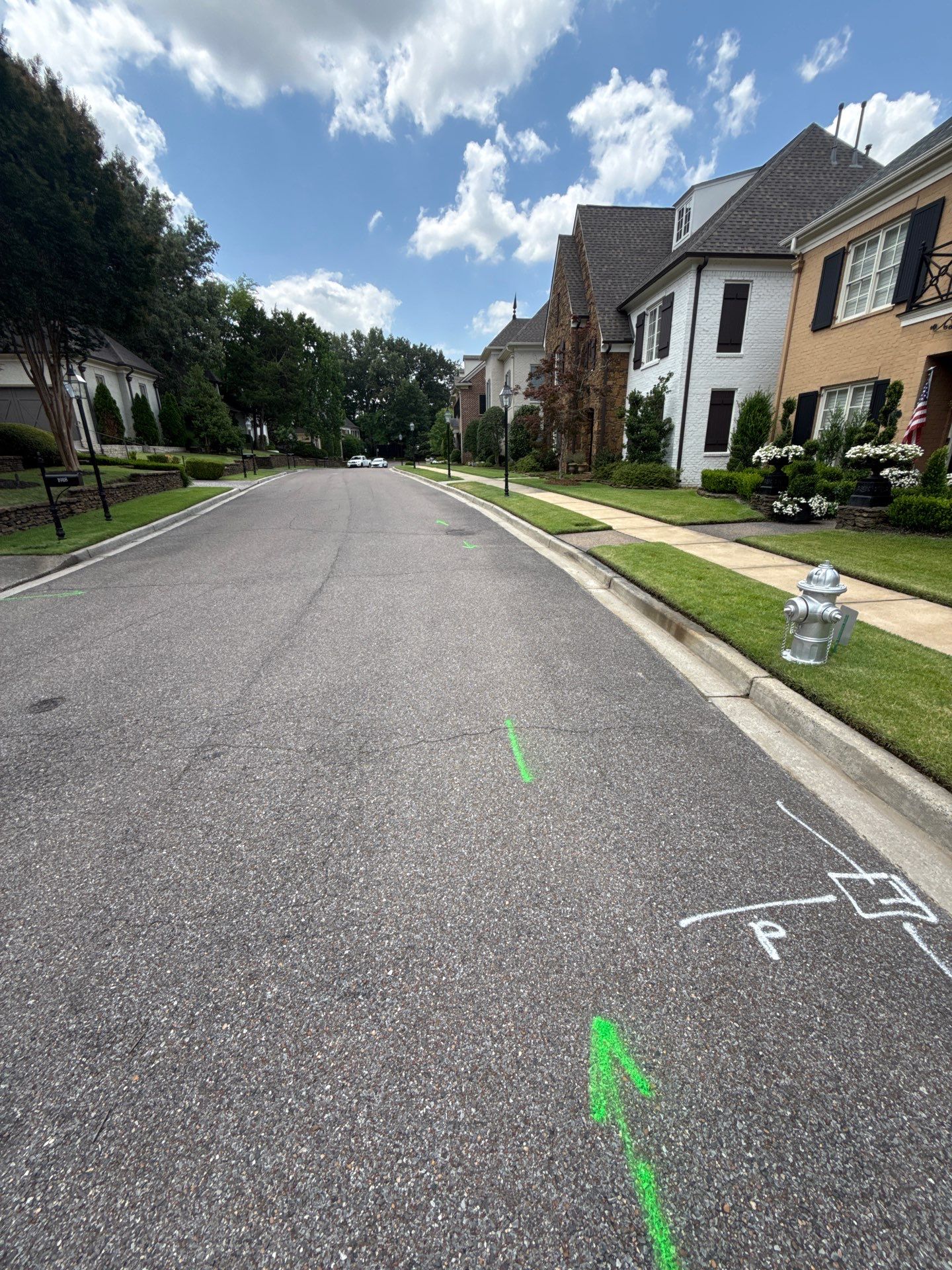 Utility Locating and Sewer Line Inspection in Germantown Subdivision by Alsip Locating Service, LLC