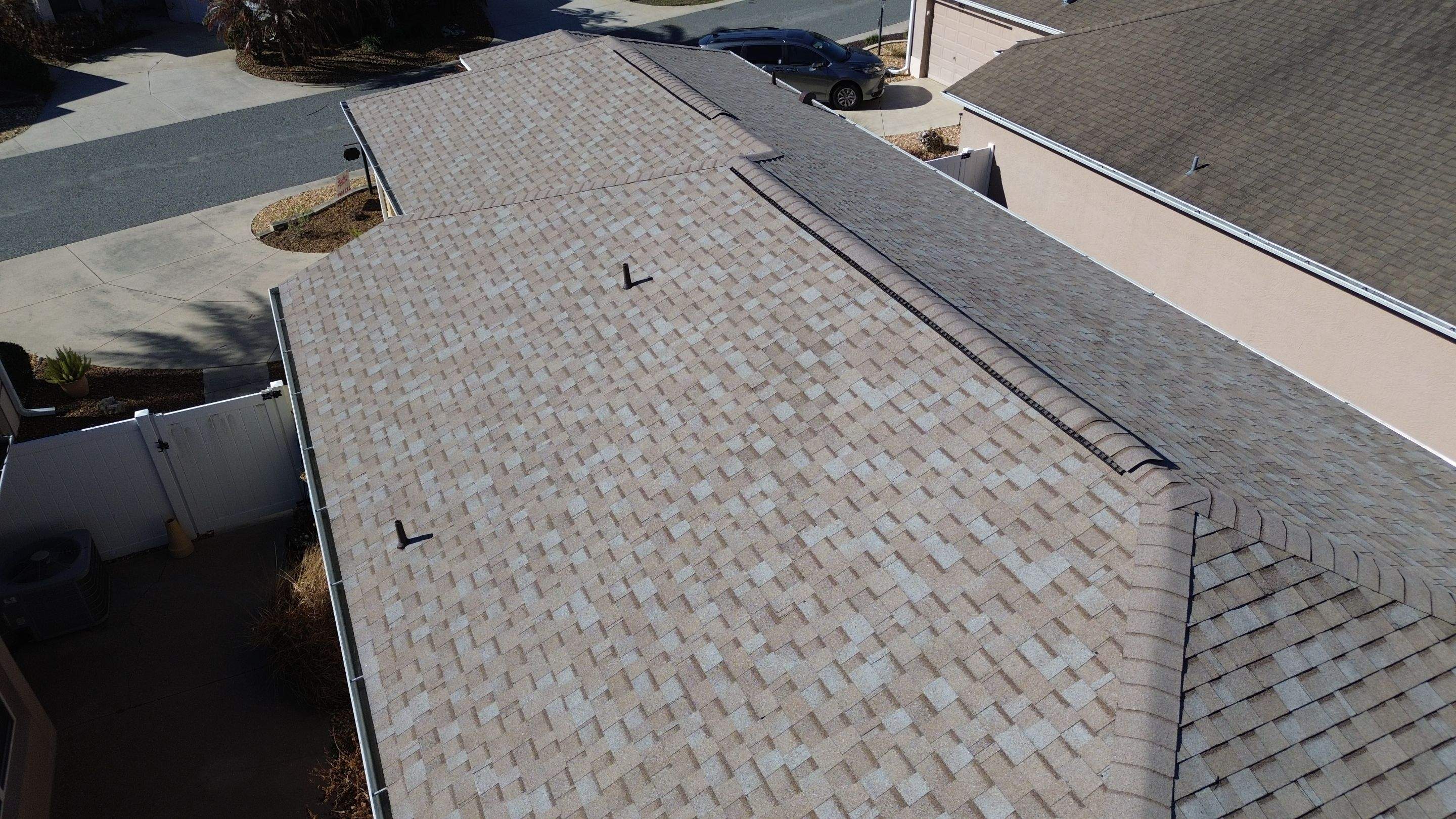 New shingle reroof in The Villages, FL by Brehm Roofing