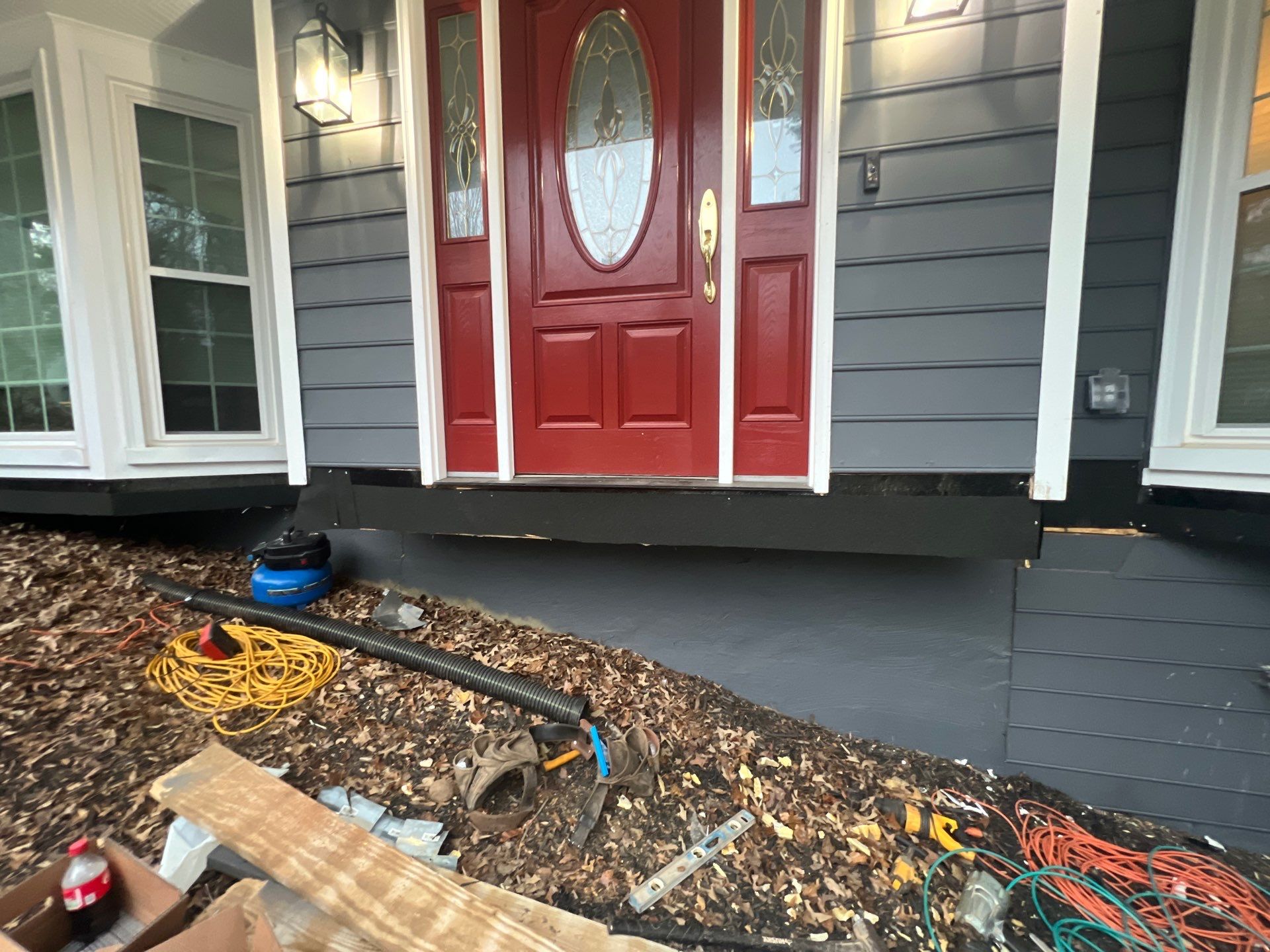 Front porch renovation by Swift Home Renovations
