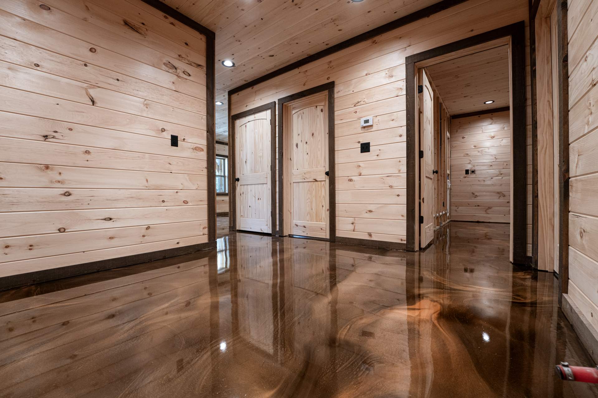 Stunning Metallic Epoxy Basement Installation in Morganton, GA by Elite Floor Solutions