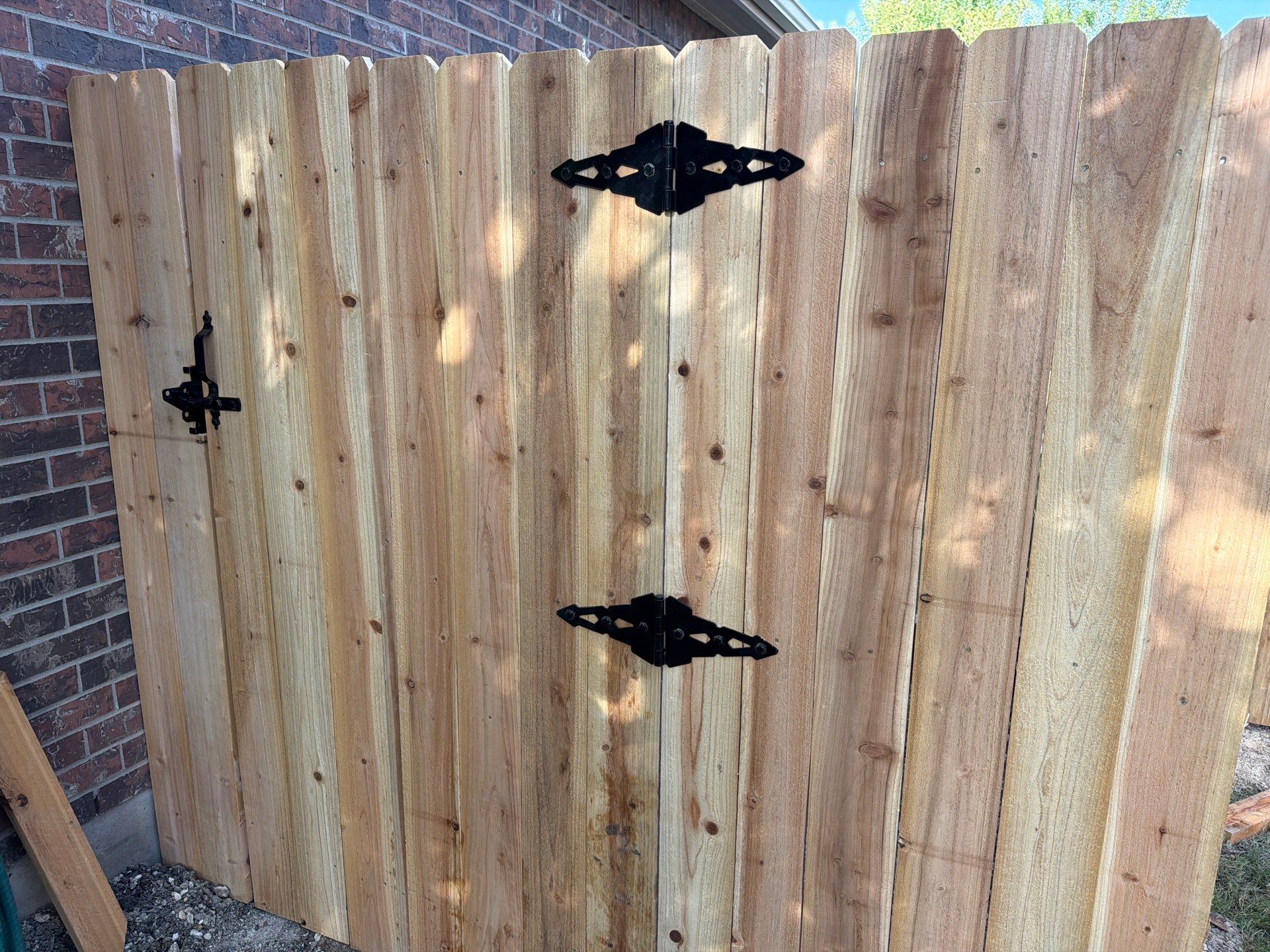 Custom Cedar Privacy Fence in Hutto by Rhino Home Care