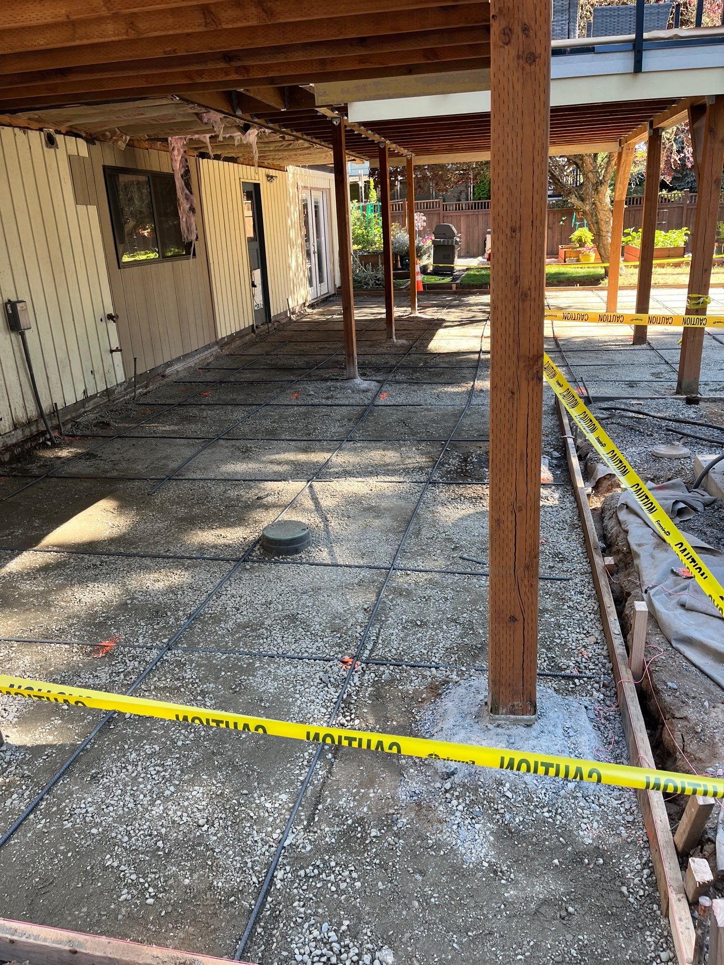 Concrete Back Patio Renovation | Edmonds  by Jireh Asphalt & Concrete Inc 